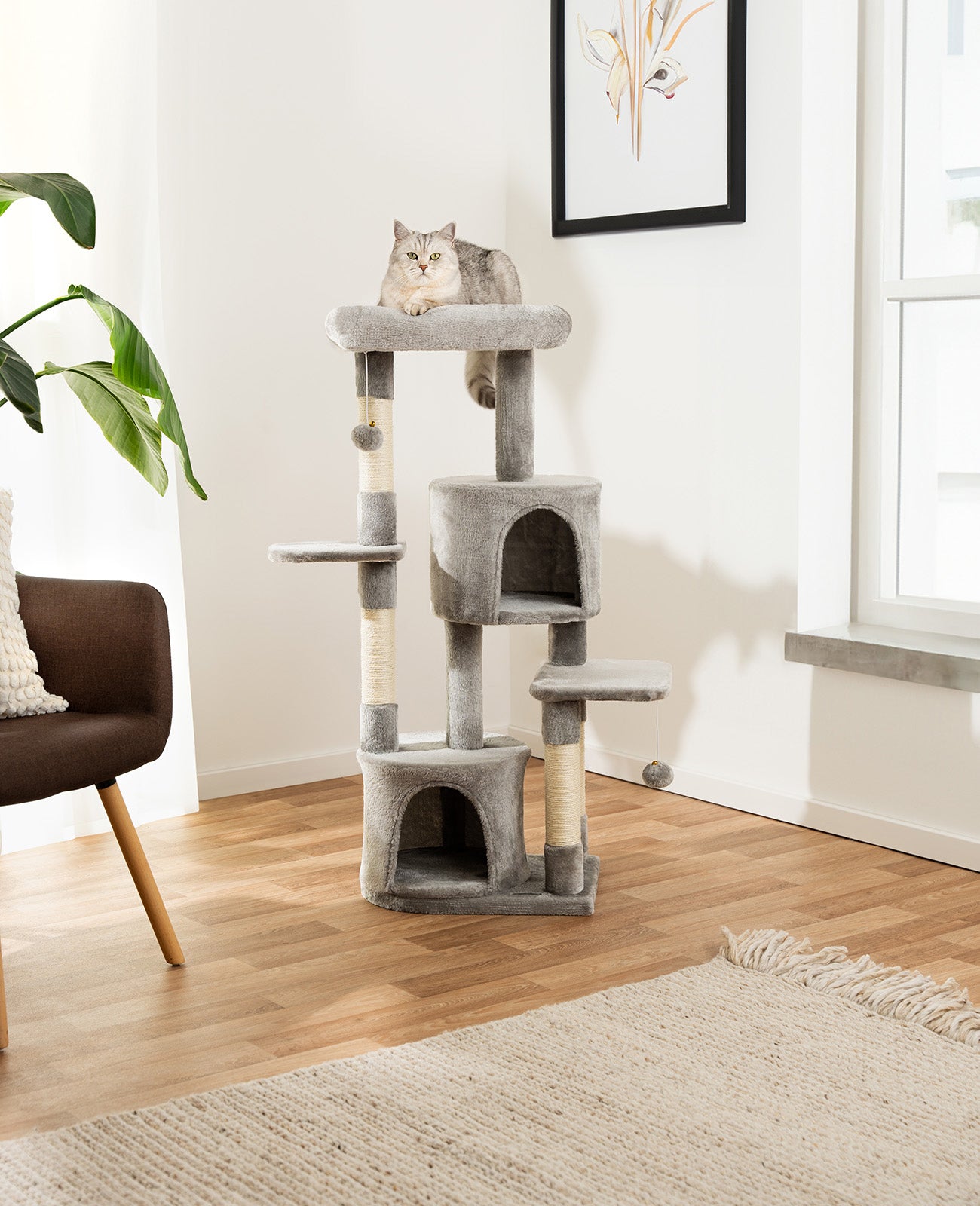 Kratzbaum Höhe 115 cm