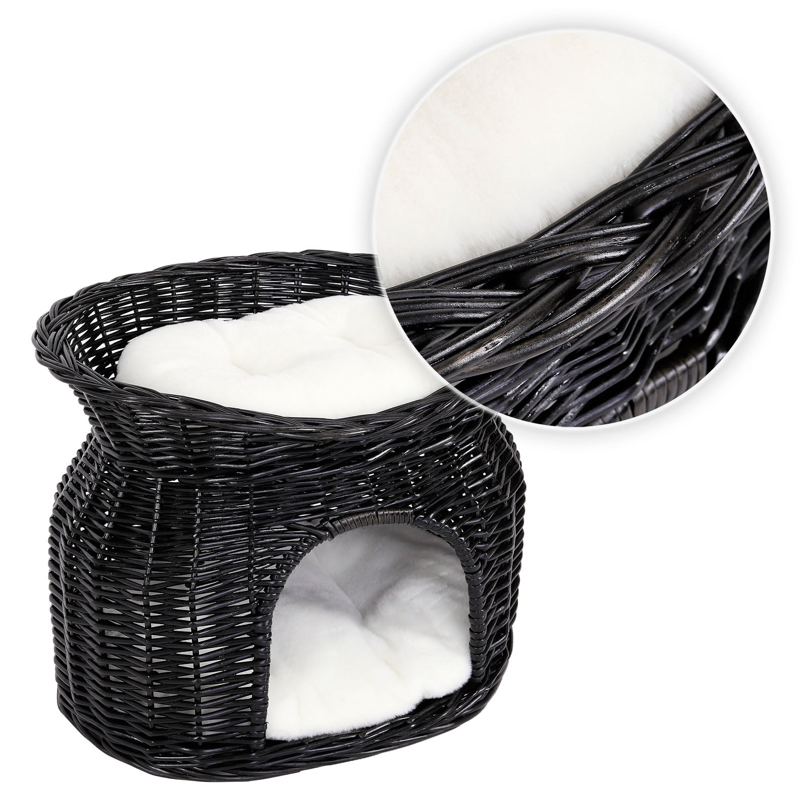 Weidenkorb für Katzen