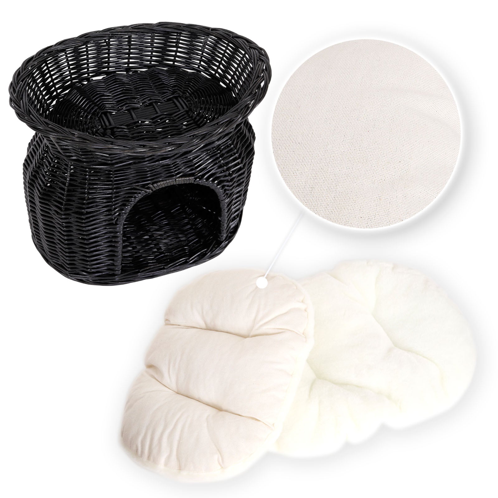 Weidenkorb für Katzen