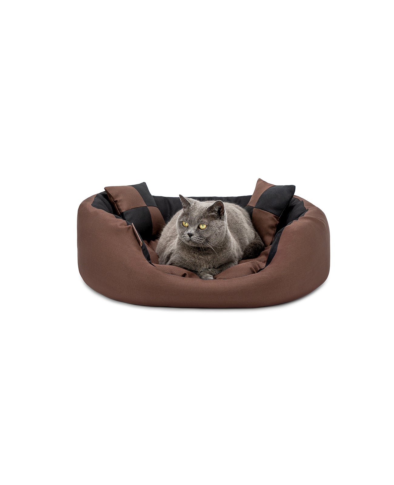 4-in-1 Katzenbett mit Wendekissen
