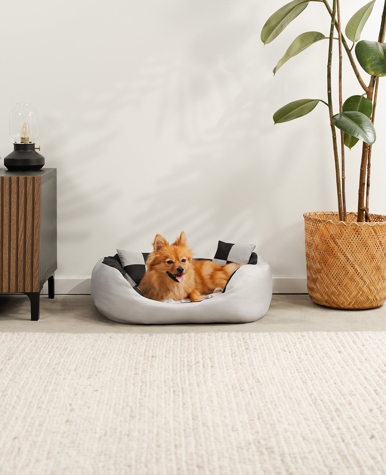 4-in-1 Hundebett mit Wendekissen