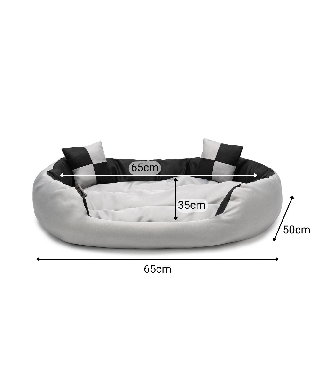 4-in-1 Hundebett mit Wendekissen