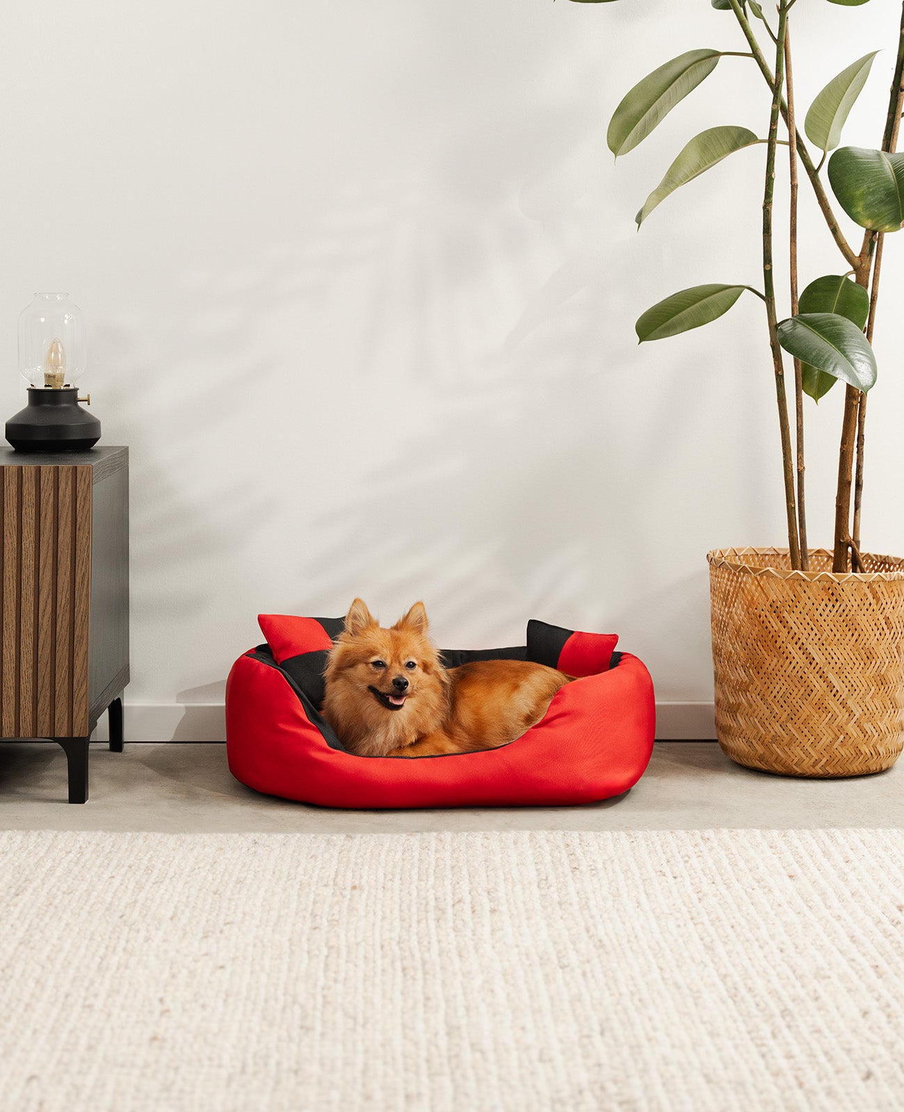 4-in-1 Hundebett mit Wendekissen