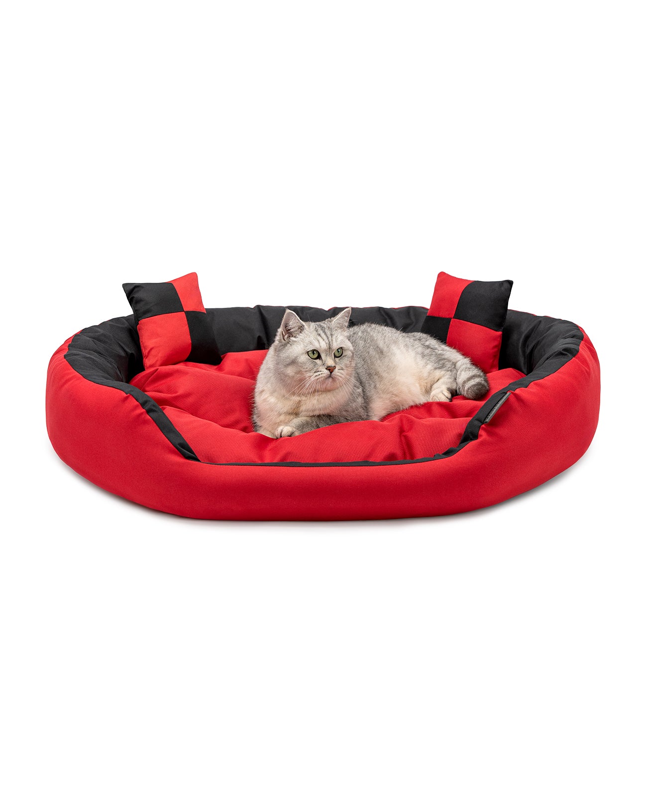 4-in-1 Katzenbett mit Wendekissen