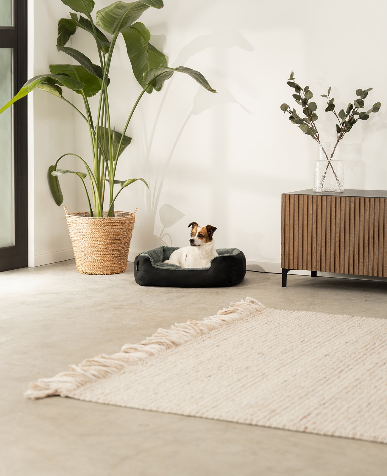 Hundebett mit Wendekissen