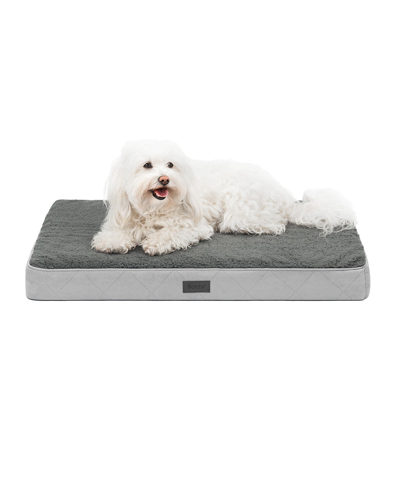 Orthopädisches Hundebett mit Plüsch