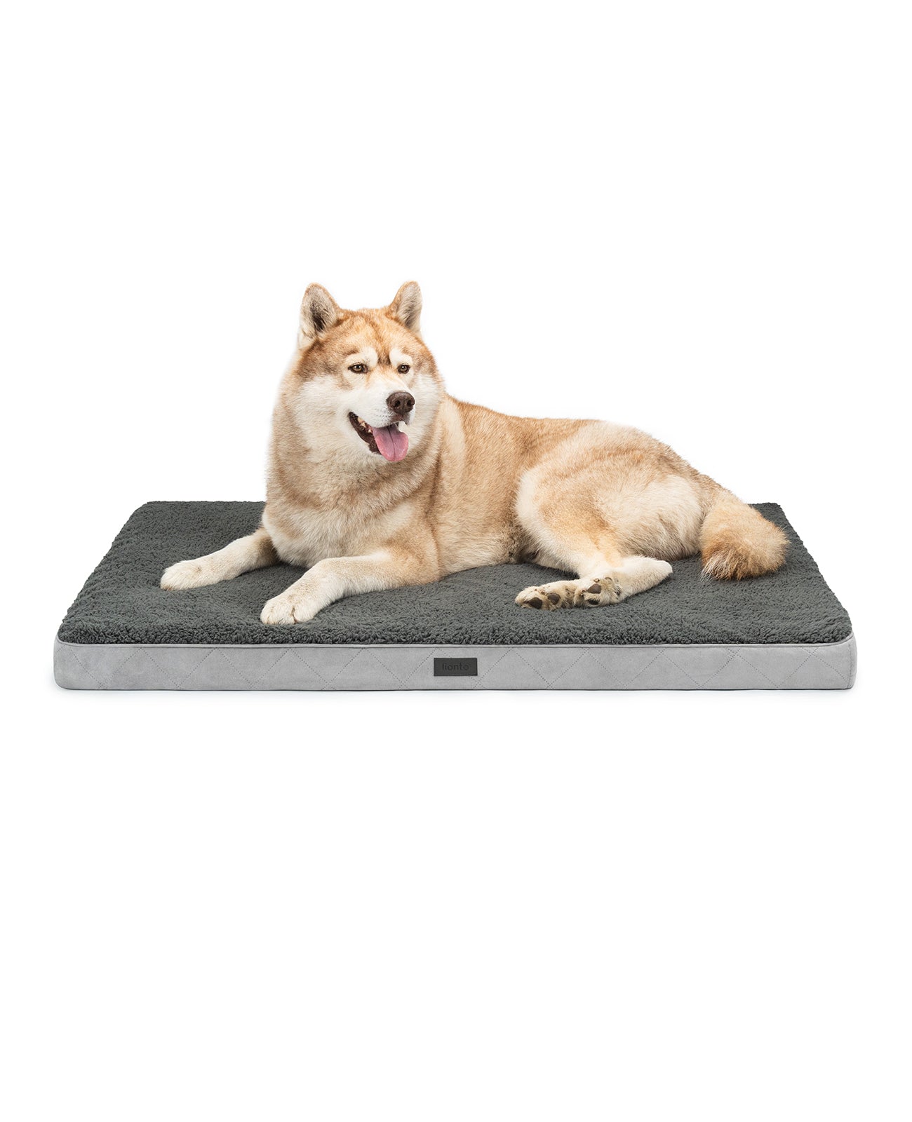 Orthopädisches Hundebett mit Plüsch