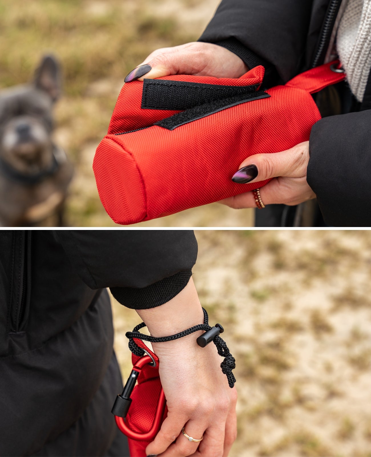 Futterbeutel mit Kordel, personalisiert