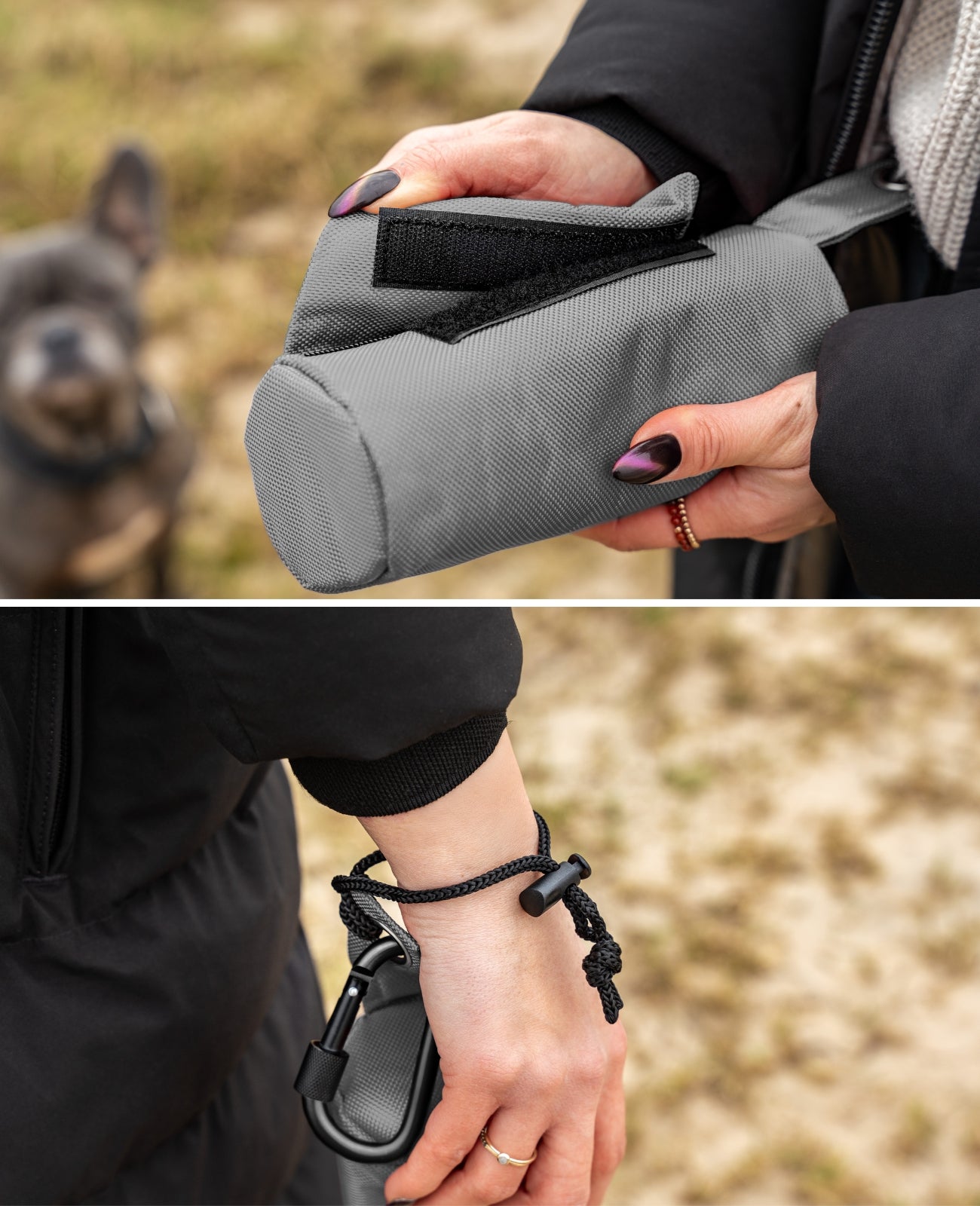 Futterbeutel mit Kordel, personalisiert