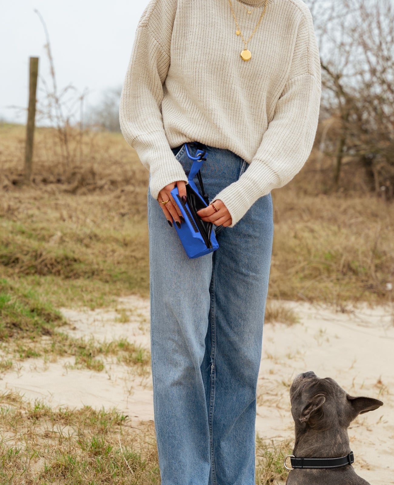 Futterbeutel mit Kordel, personalisiert