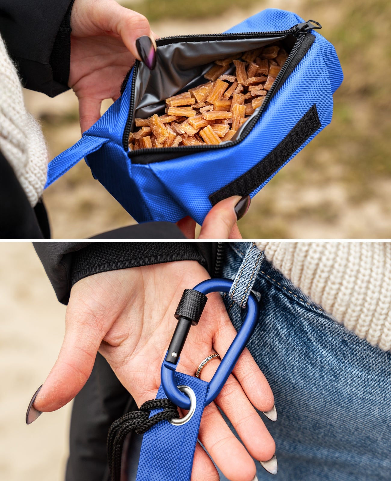 Futterbeutel mit Kordel