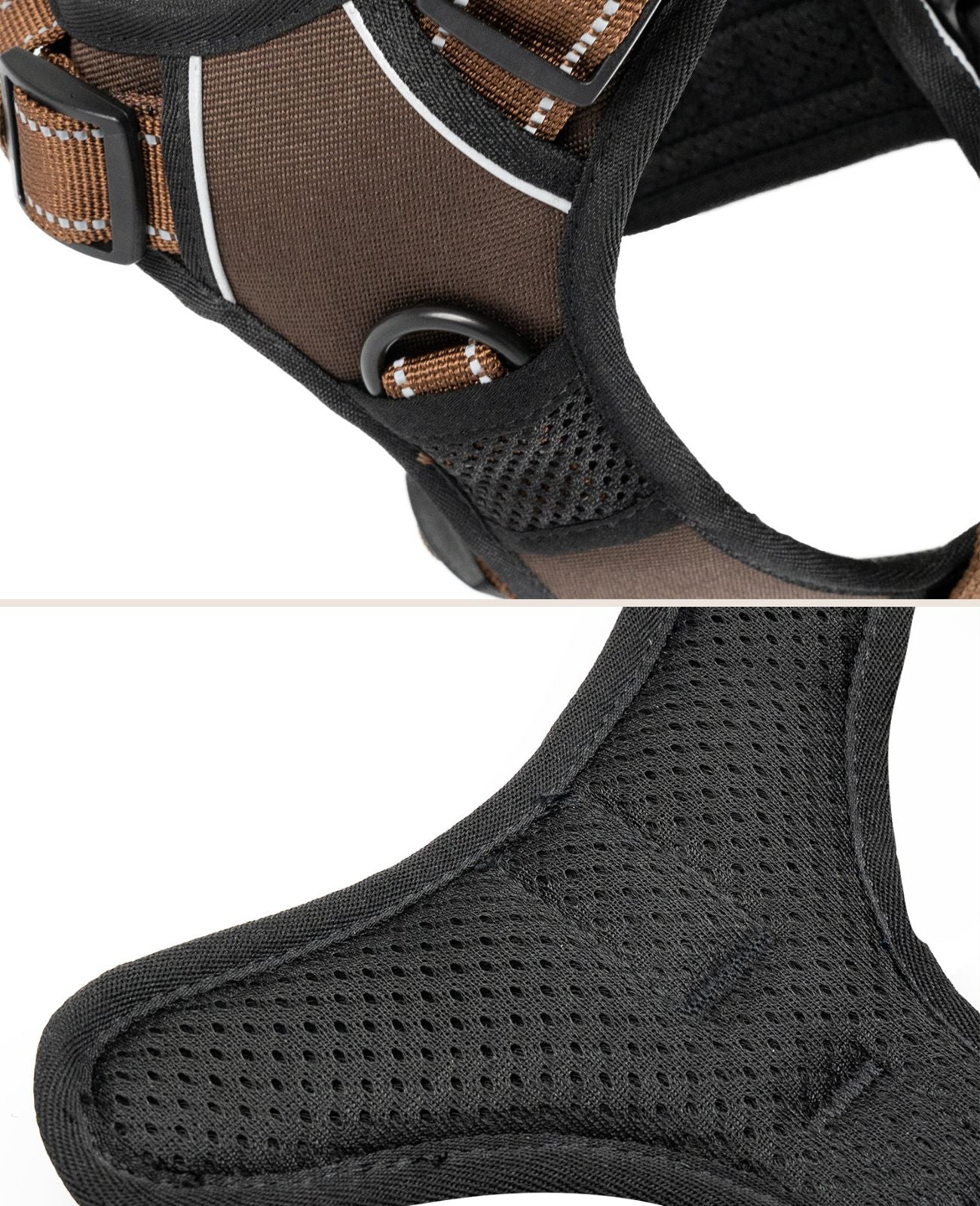 luftdurchlässige Polsterung des Geschirrs