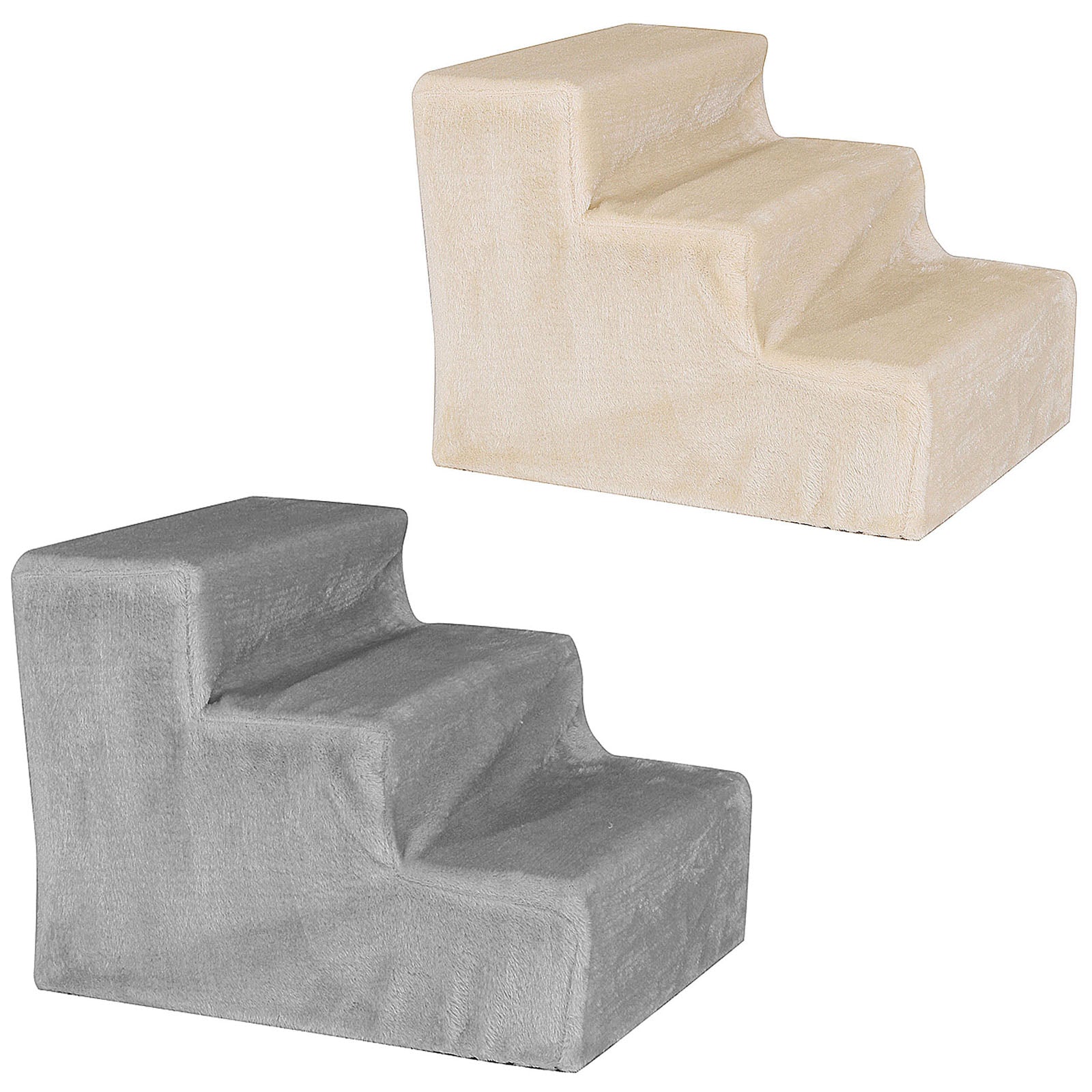 Katzentreppe mit Plüschbezug