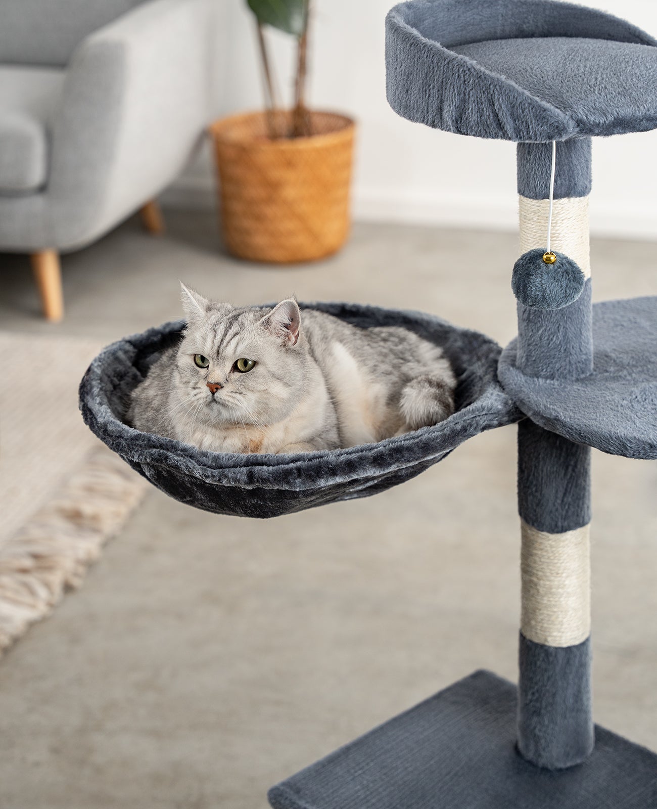 Liegemulde für Kratzbäume 40 cm Durchmesser, 15 - 25 cm Tiefe