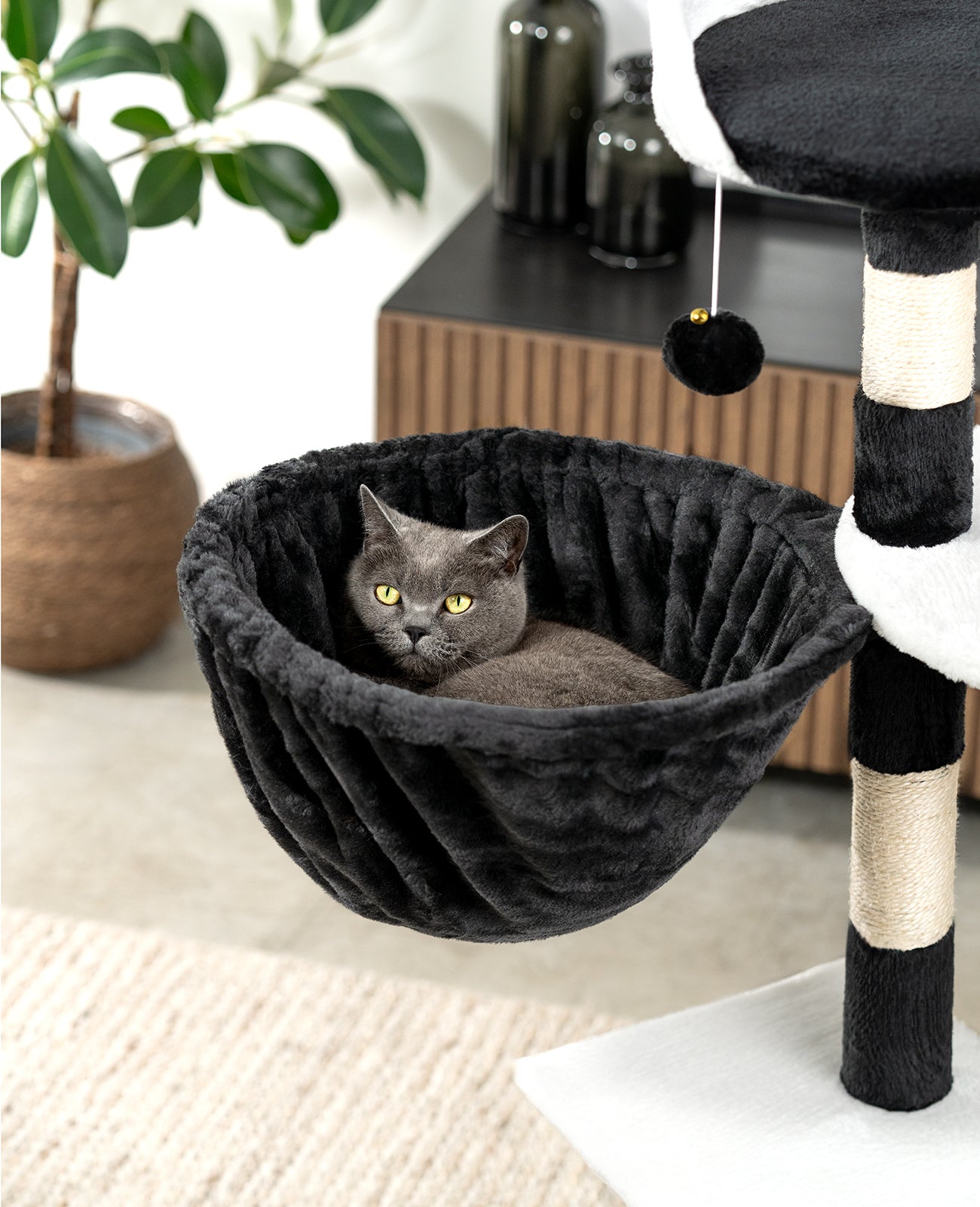 Liegemulde für Kratzbäume 40 cm Durchmesser, 15 - 25 cm Tiefe