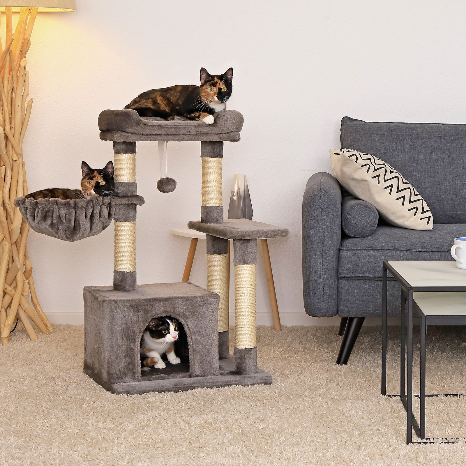 Katzenkratzbaum Höhe 85 cm