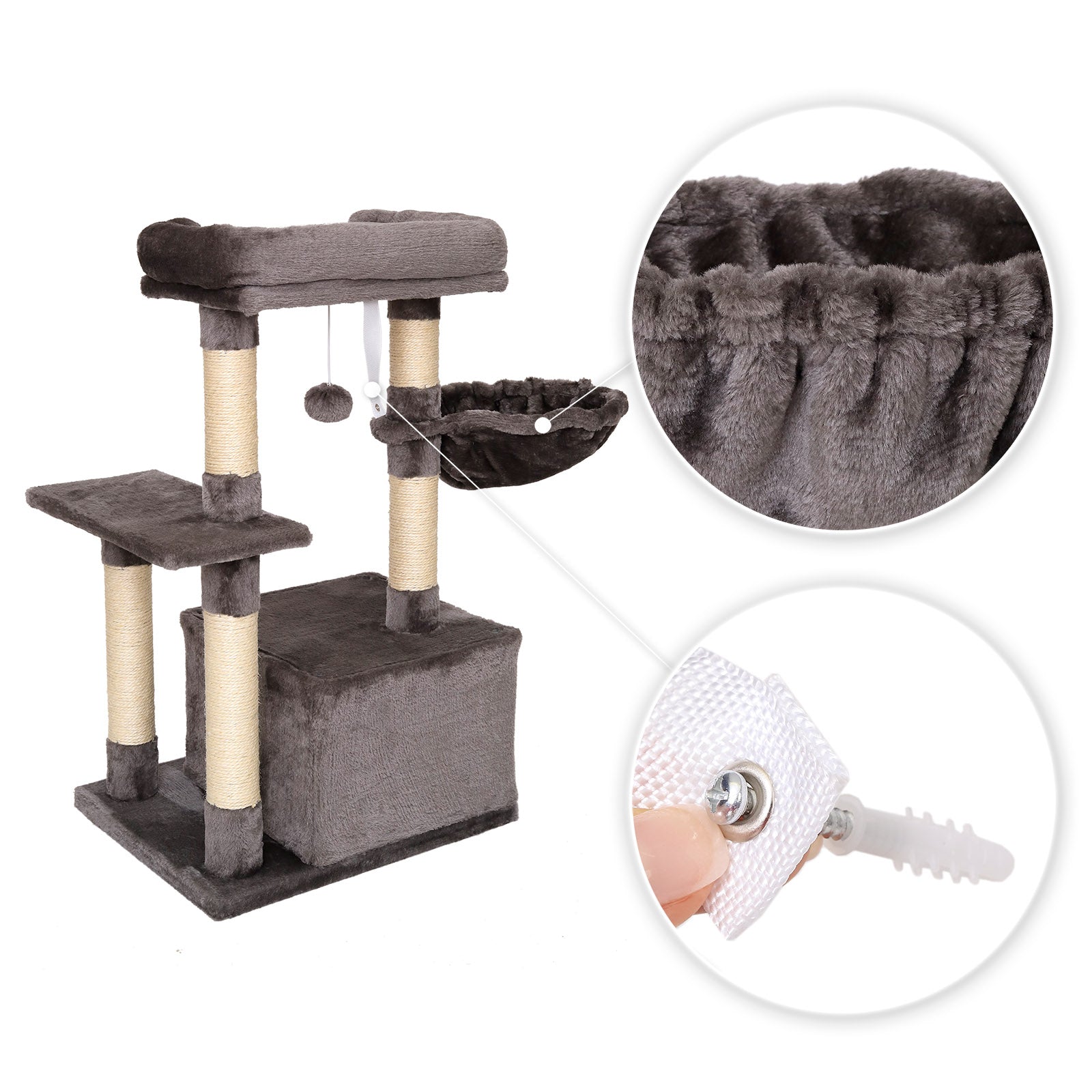 Katzenkratzbaum Höhe 85 cm