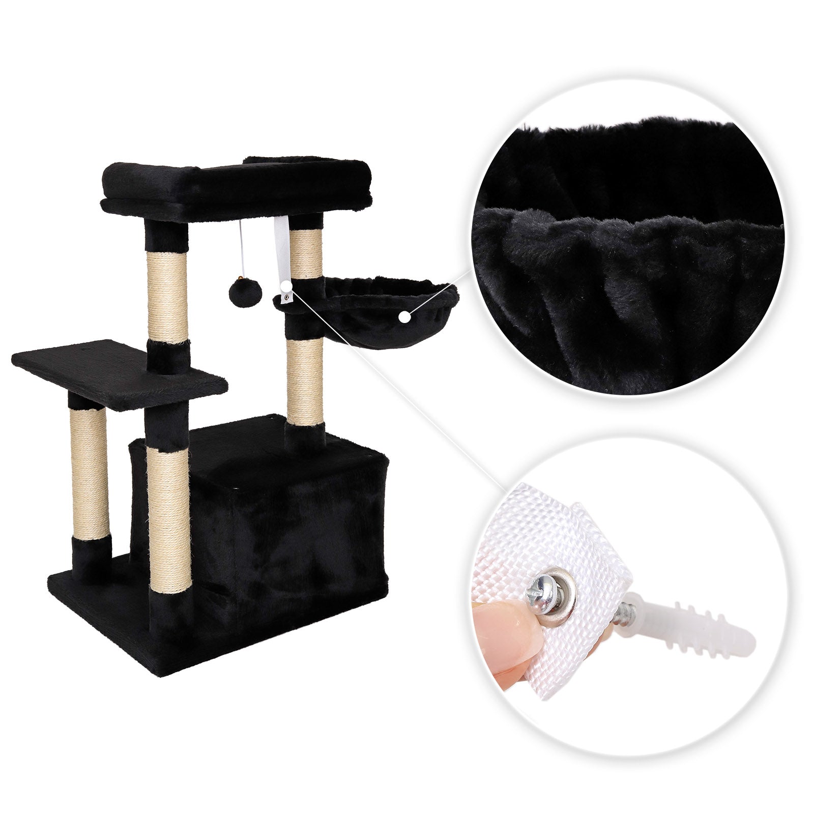 Katzenkratzbaum Höhe 85 cm