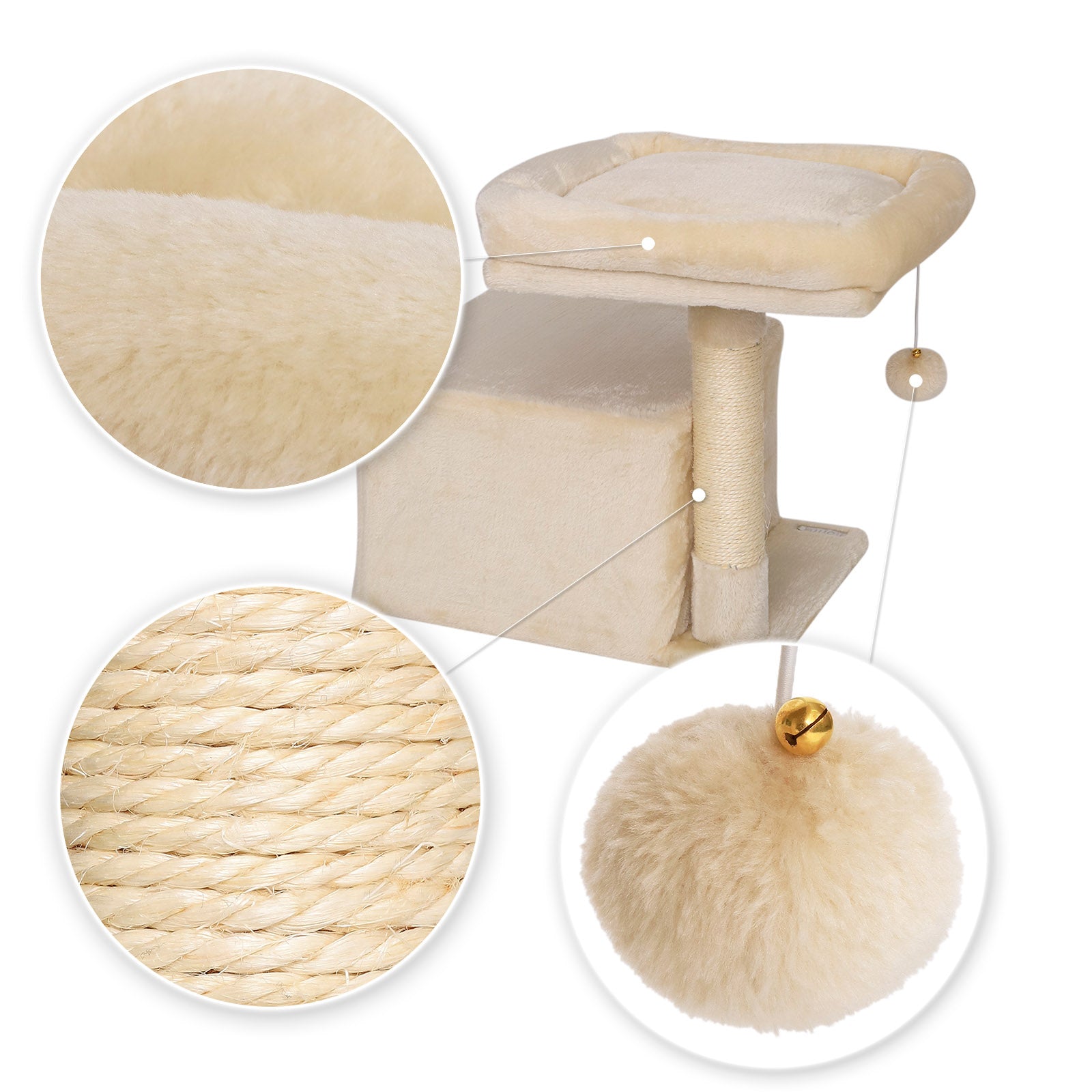 Katzenkratzbaum Höhe 50 cm