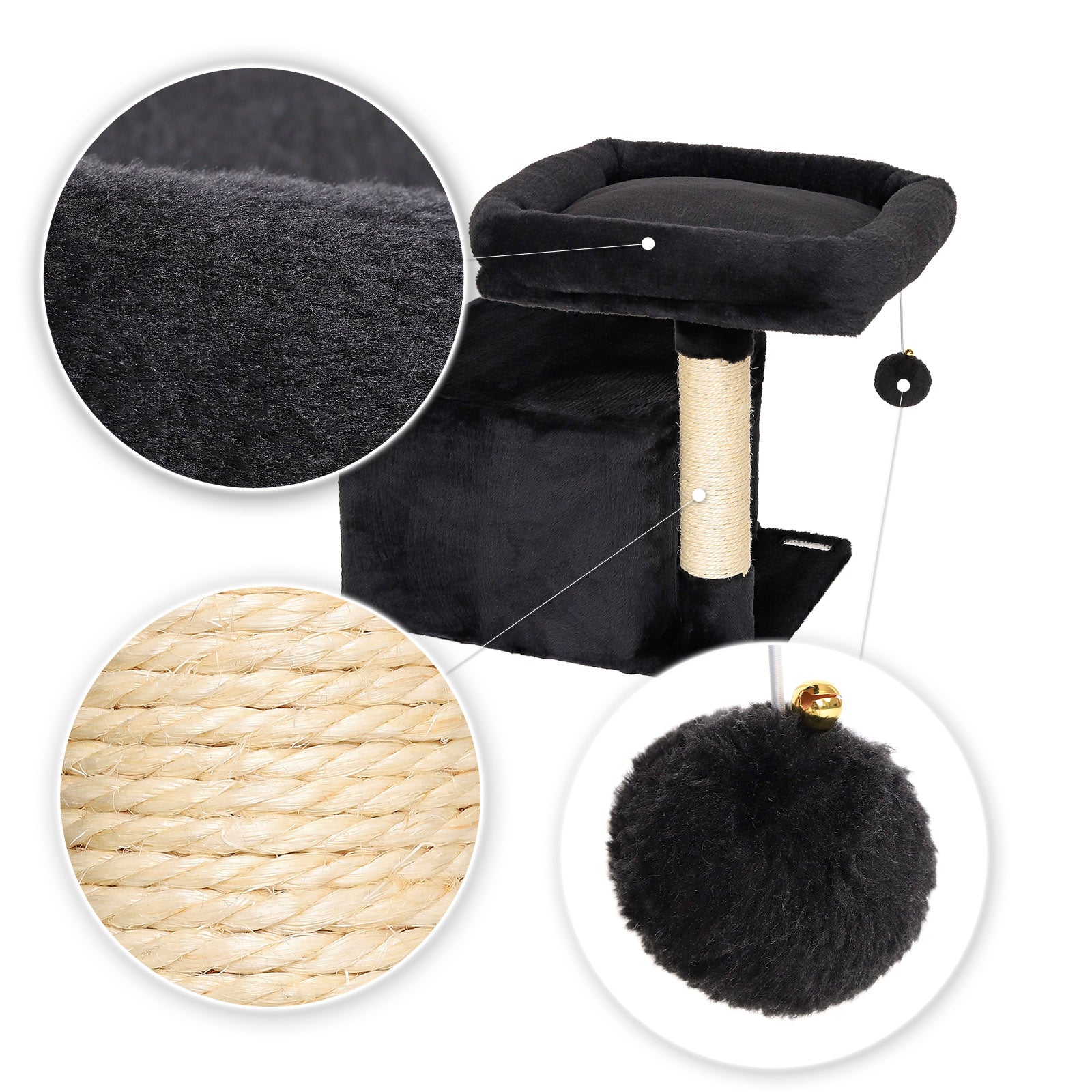 Katzenkratzbaum Höhe 50 cm