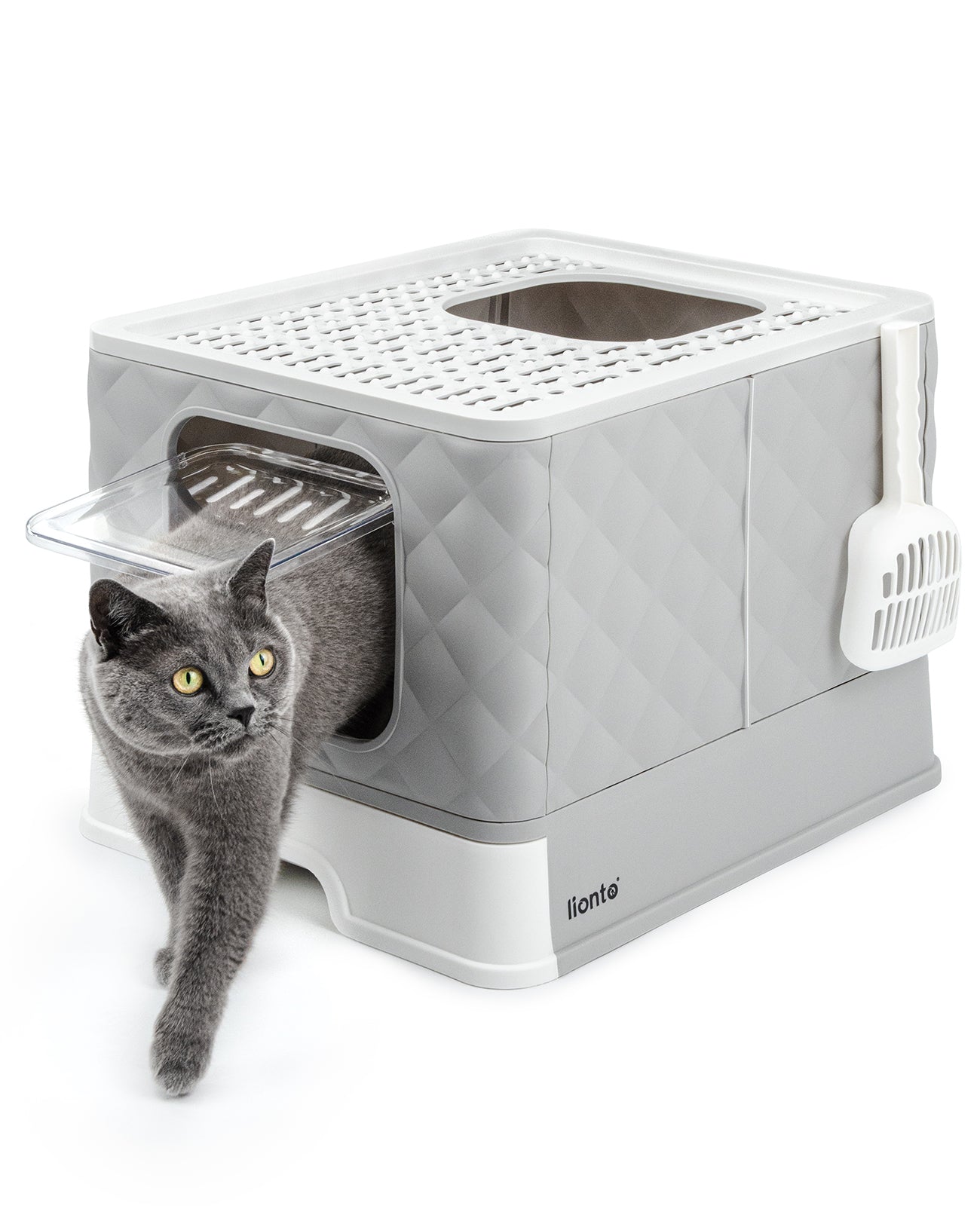 Katzentoilette mit Schublade & Schaufel