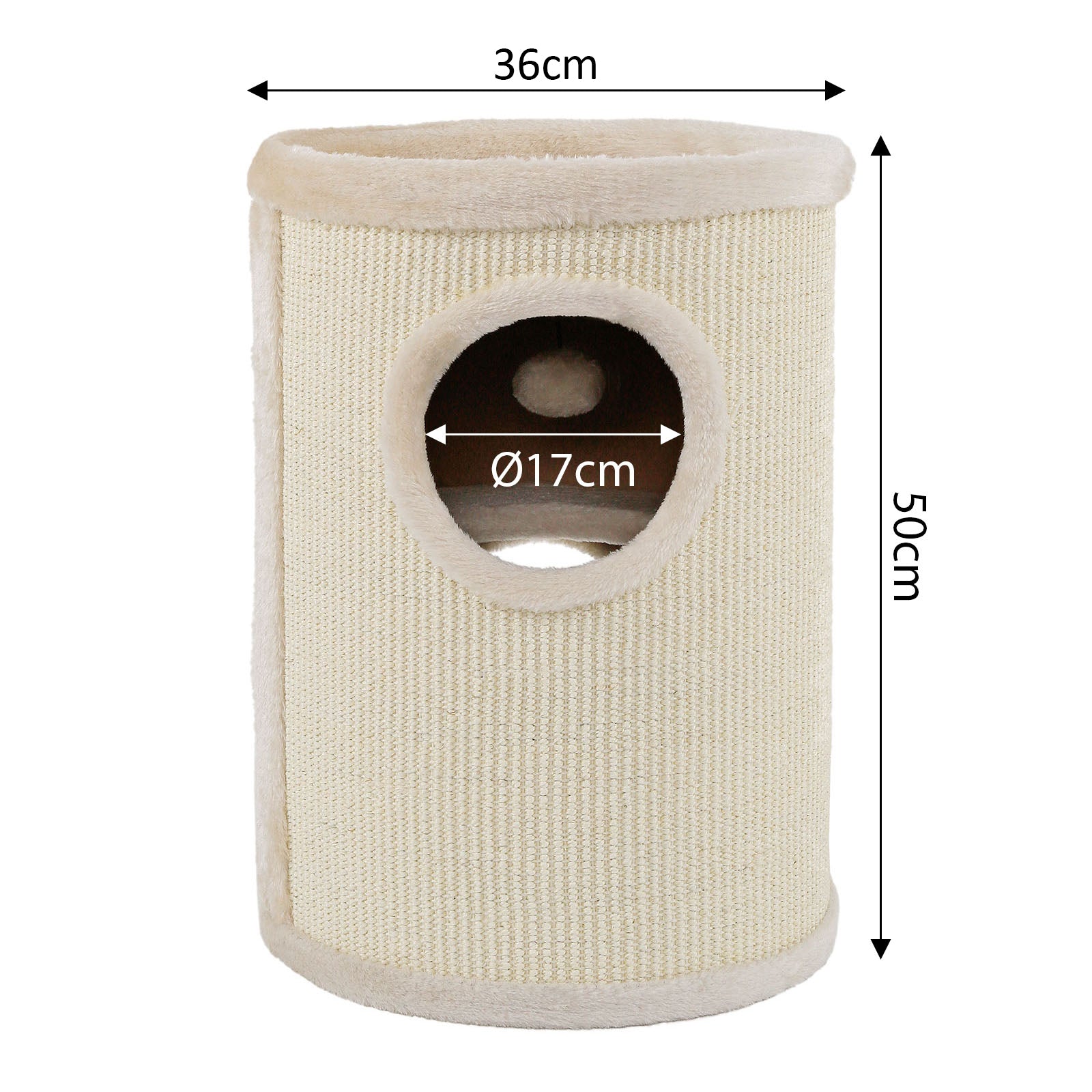 Kratztonne mit Sisal