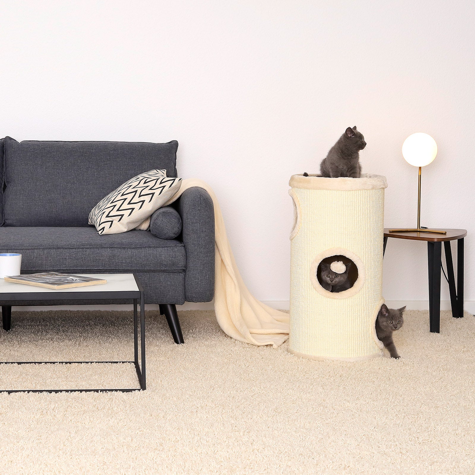 Kratztonne mit Sisal