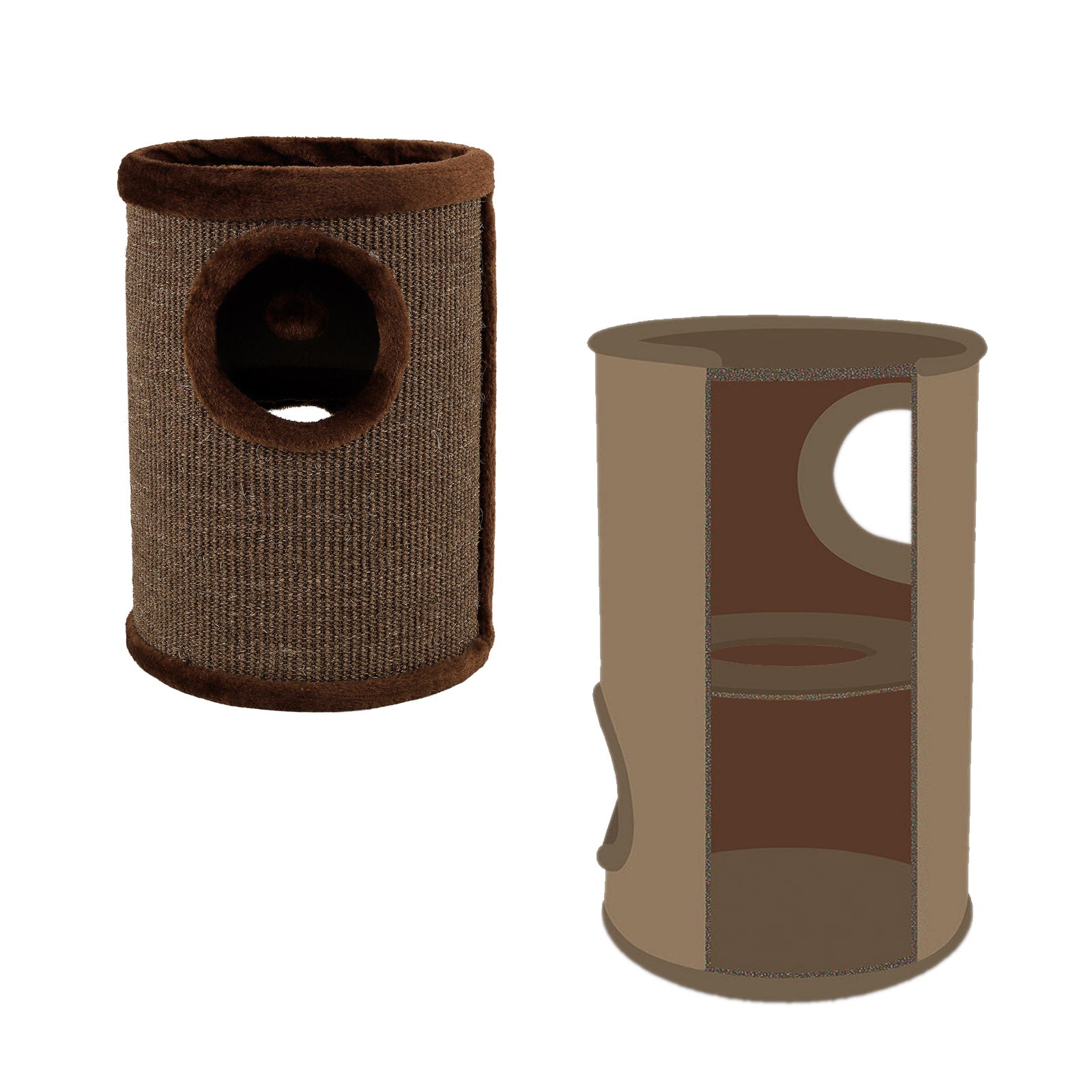 Kratztonne mit Sisal