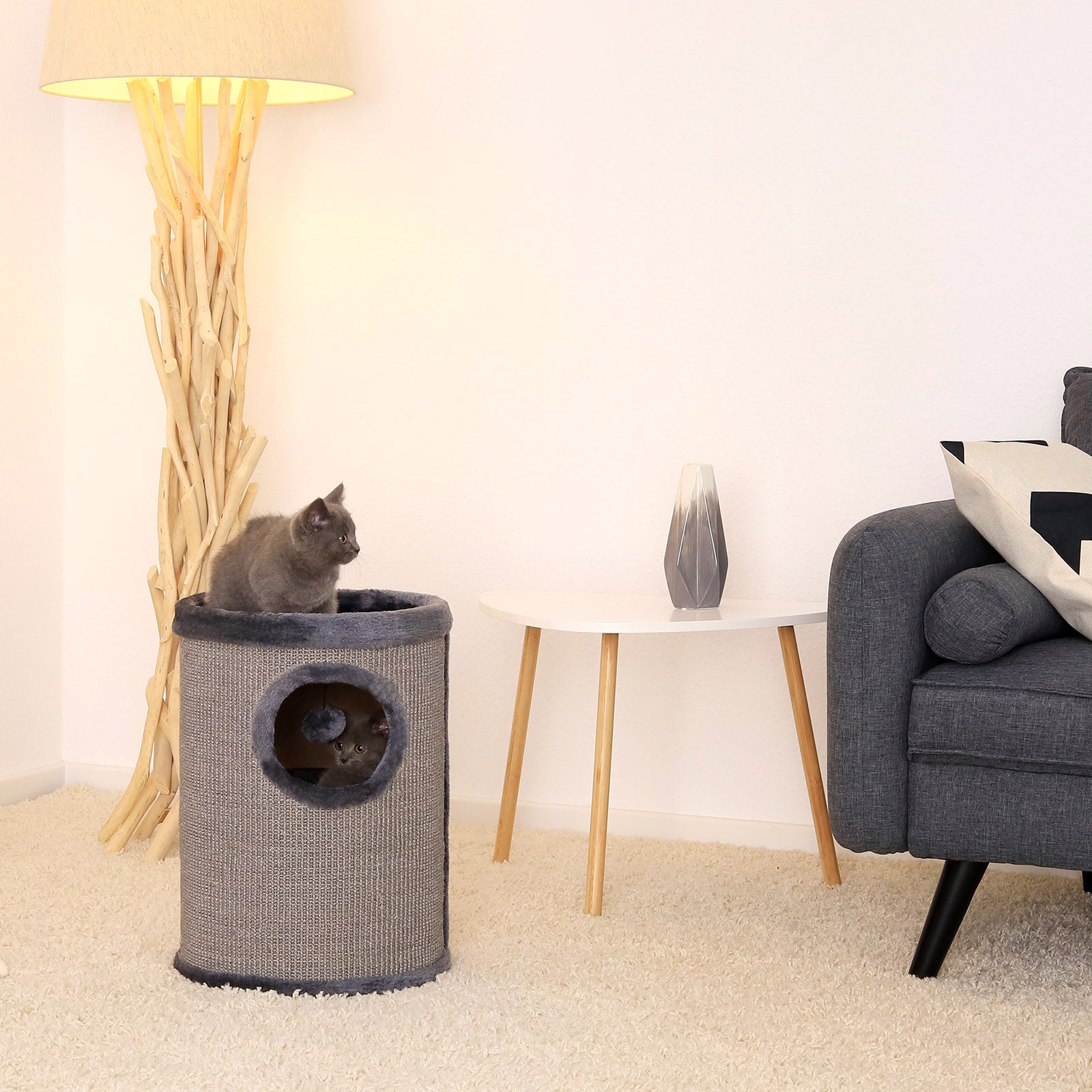 Kratztonne mit Sisal