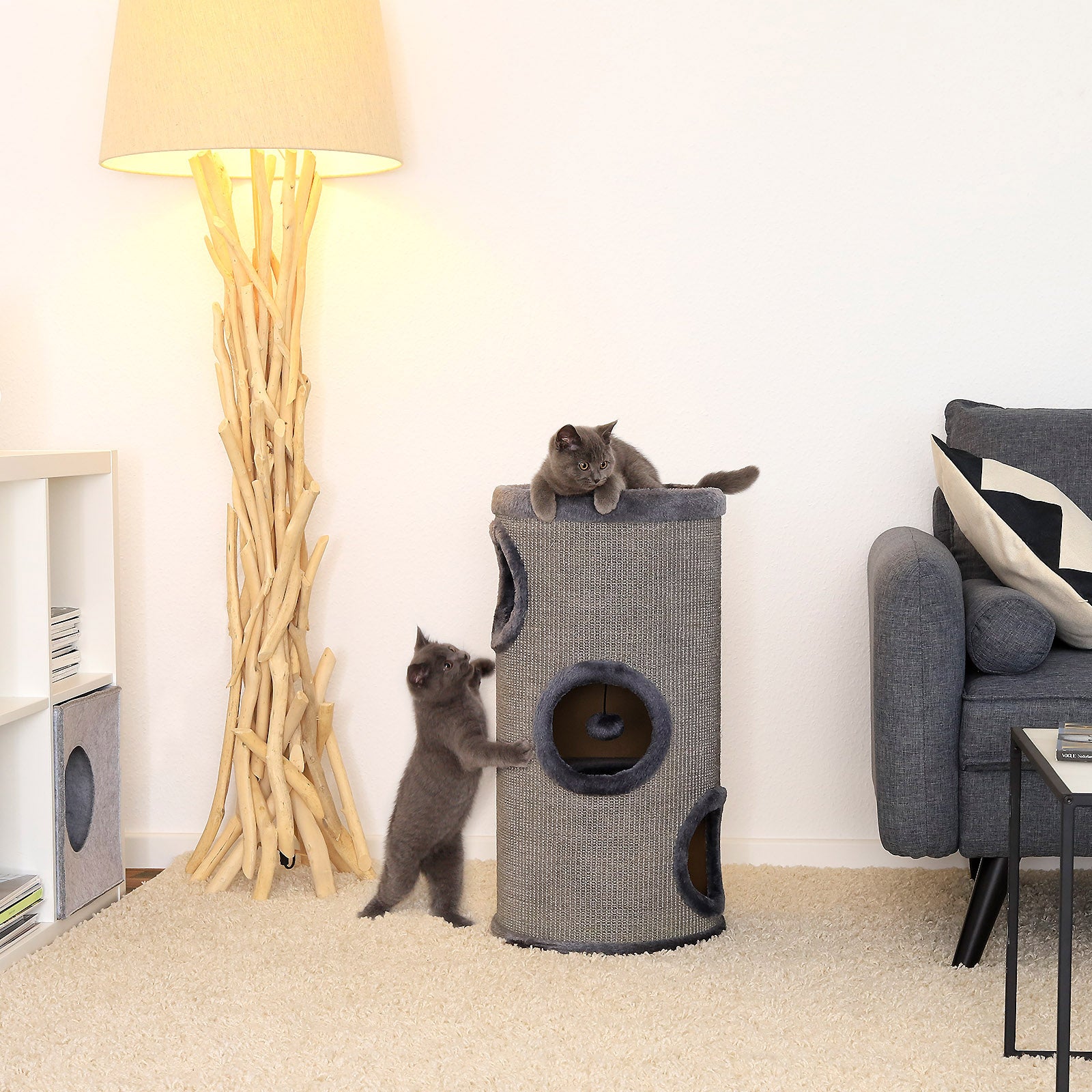 Kratztonne mit Sisal