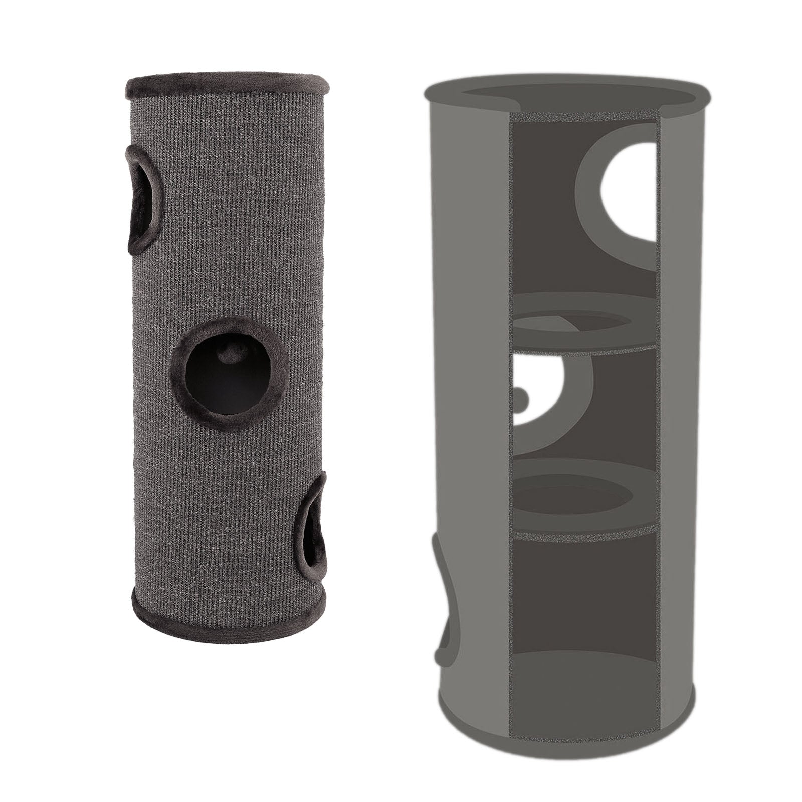 Kratztonne mit Sisal