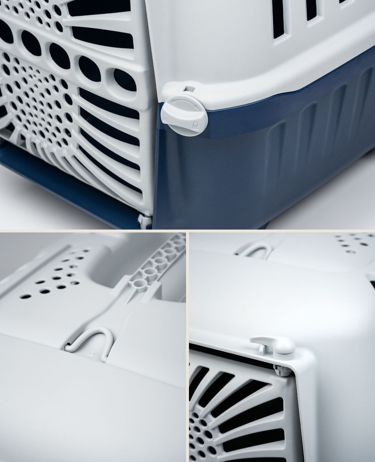 Hundetransportbox aus Kunststoff