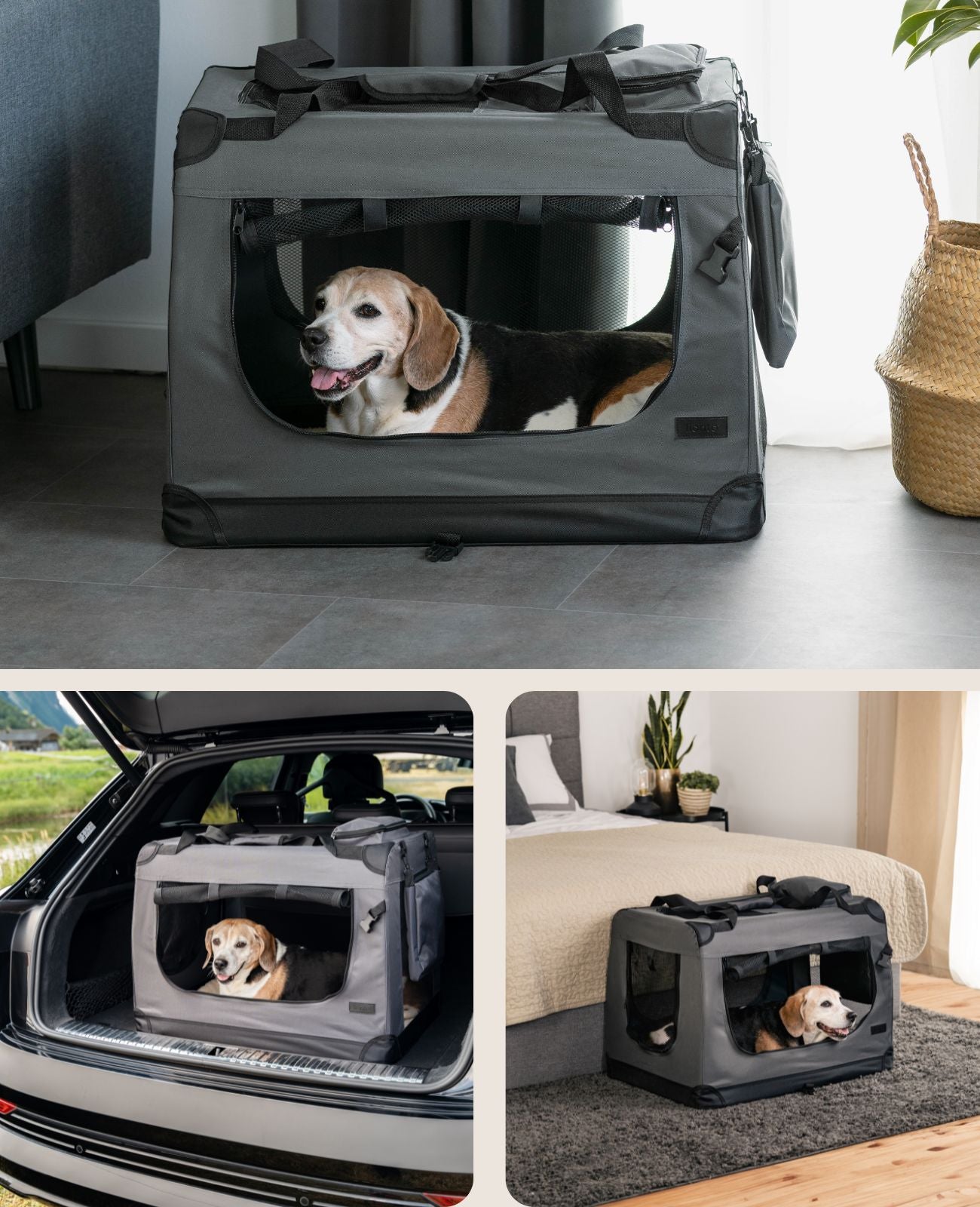 Hundetransportbox faltbar