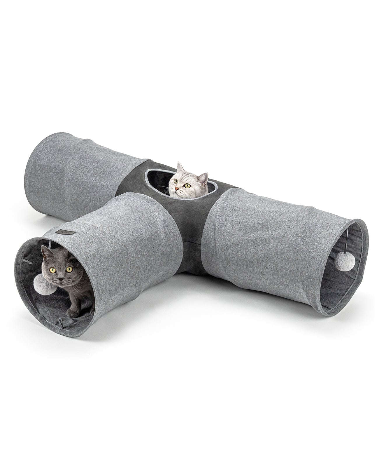 Katzentunnel mit Spielball