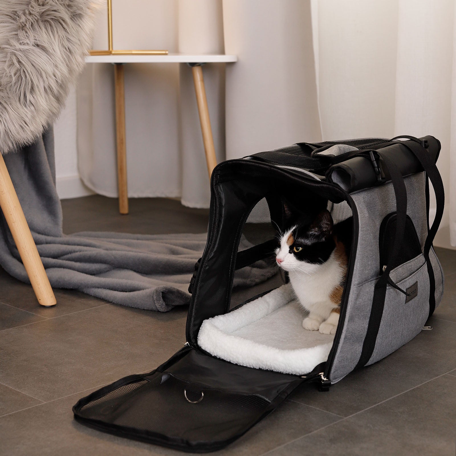 Faltbare Katzentransporttasche