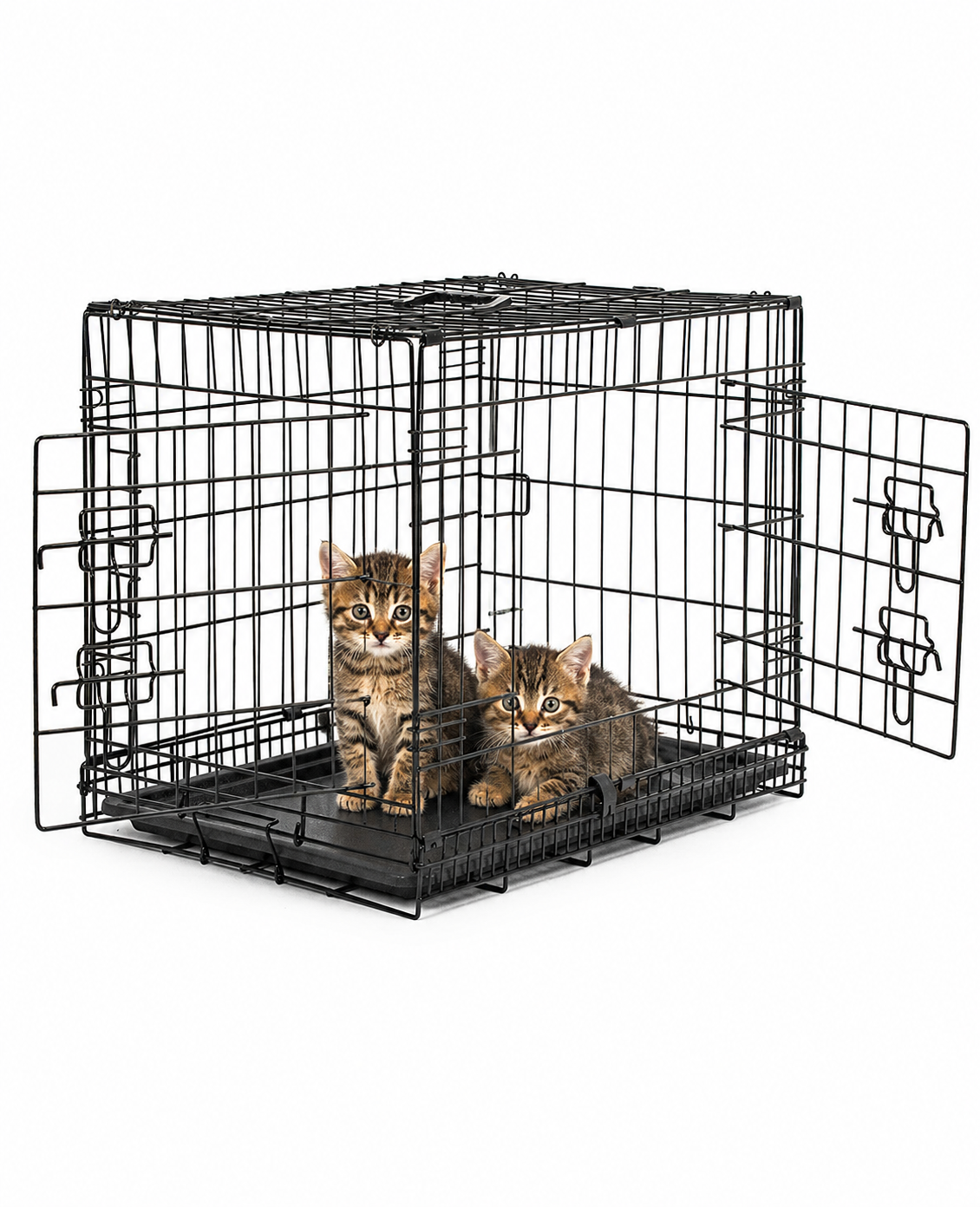 Katzentransportkäfig mit Bodenwanne