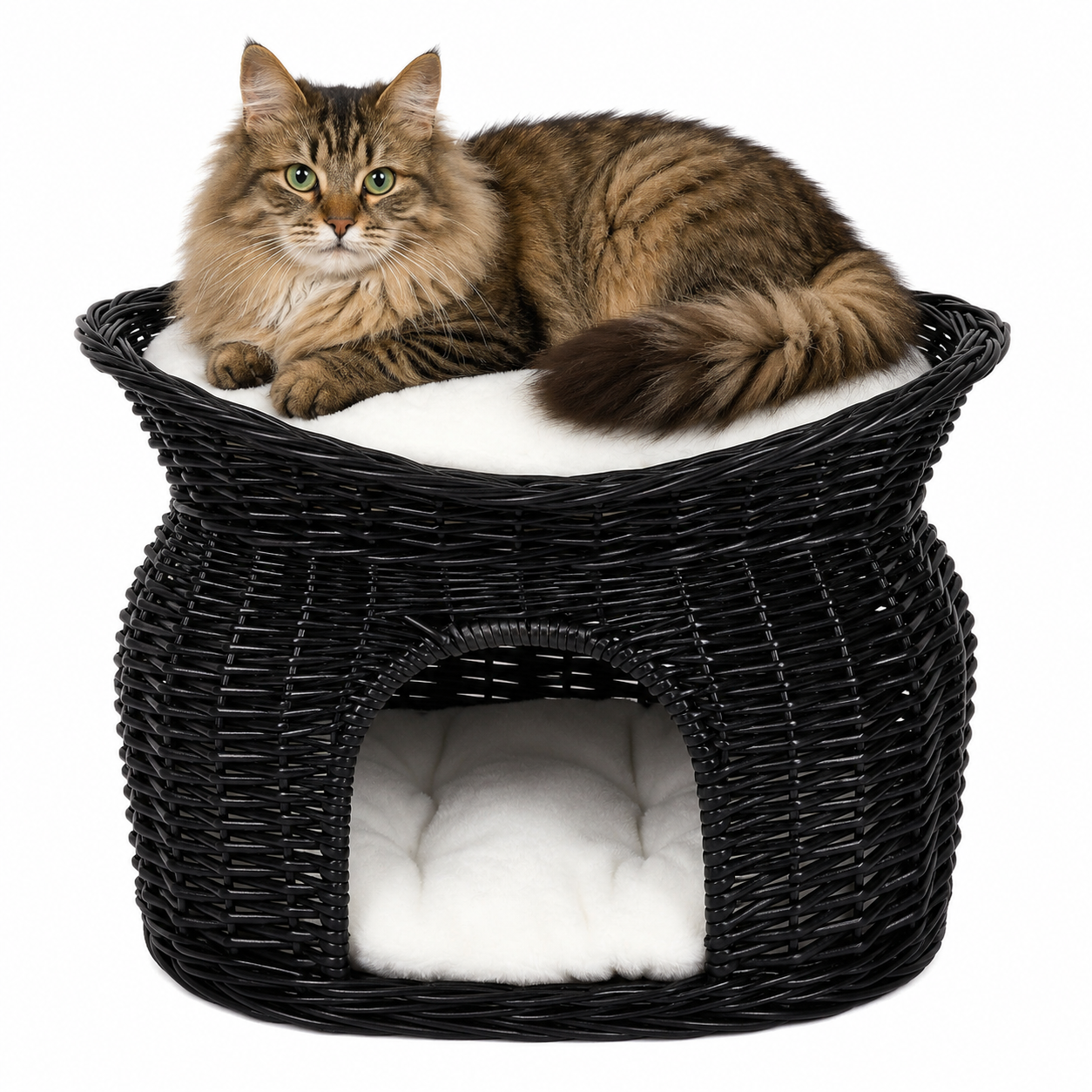 Weidenkorb für Katzen