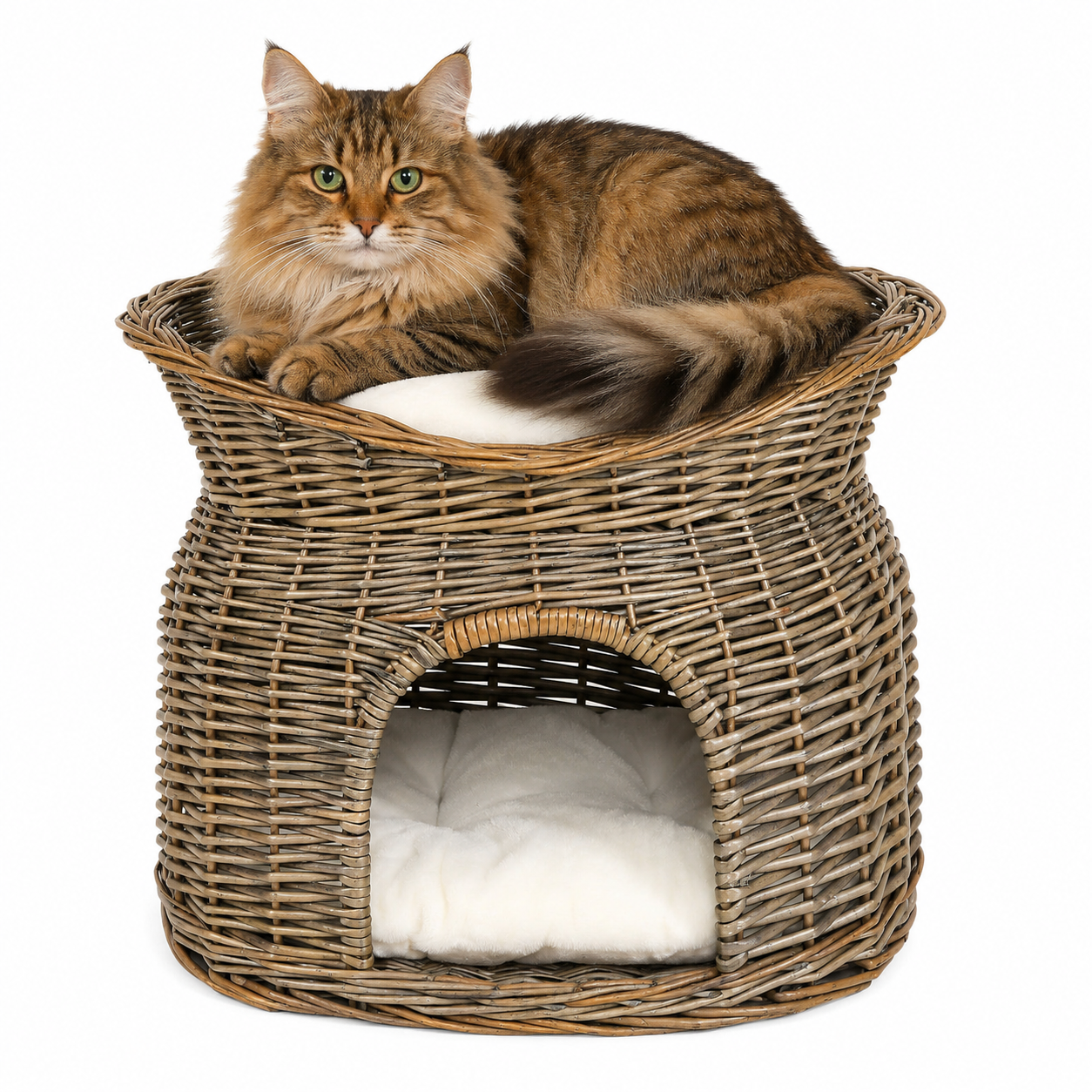 Weidenkorb für Katzen