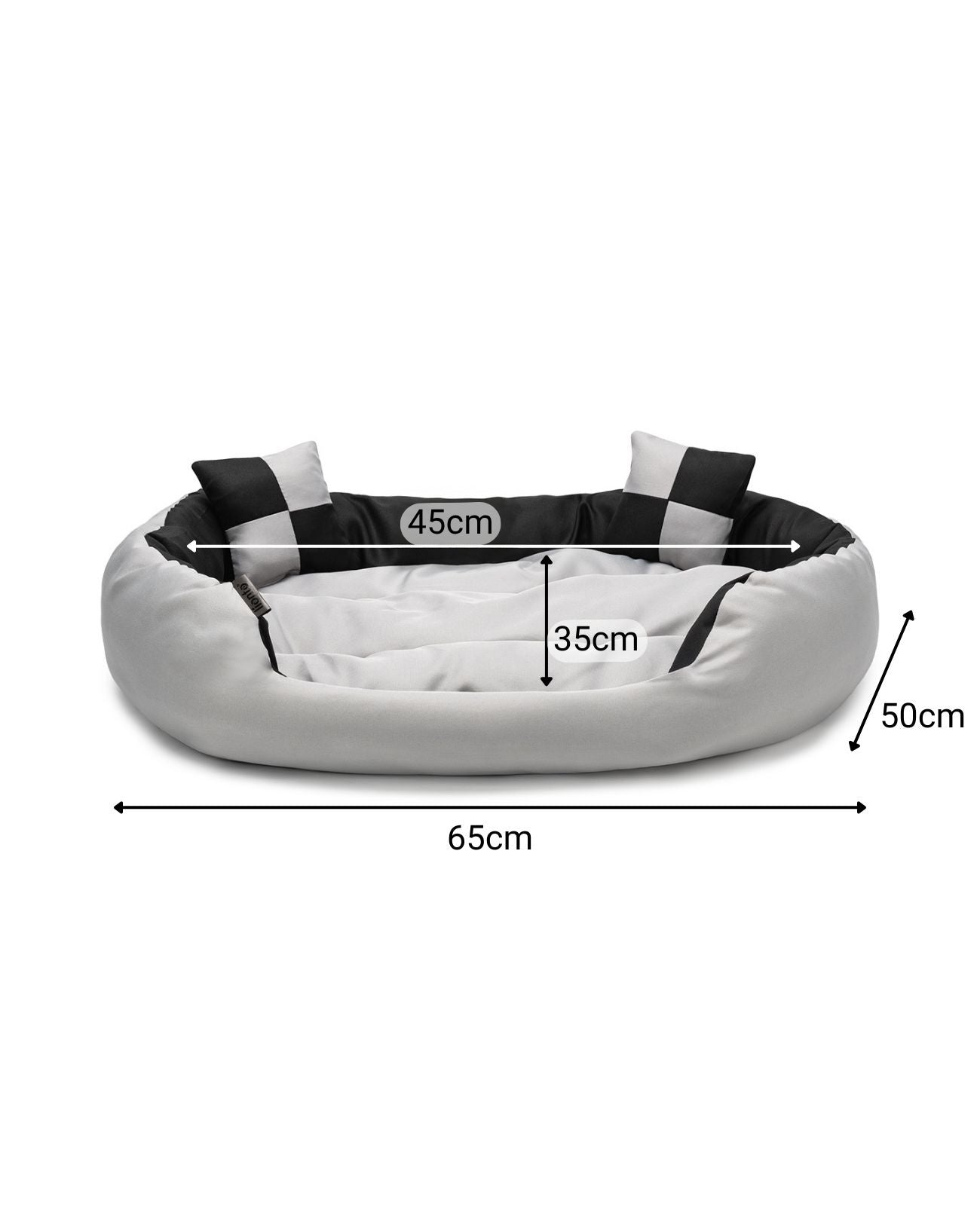 4-in-1 Hundebett mit Wendekissen