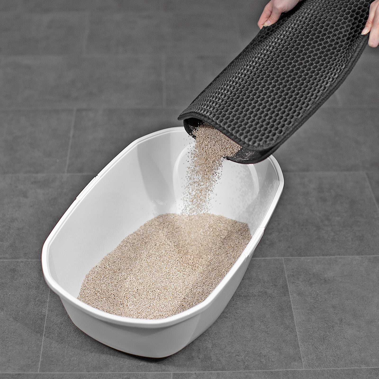 Doppellagige Katzenstreumatte