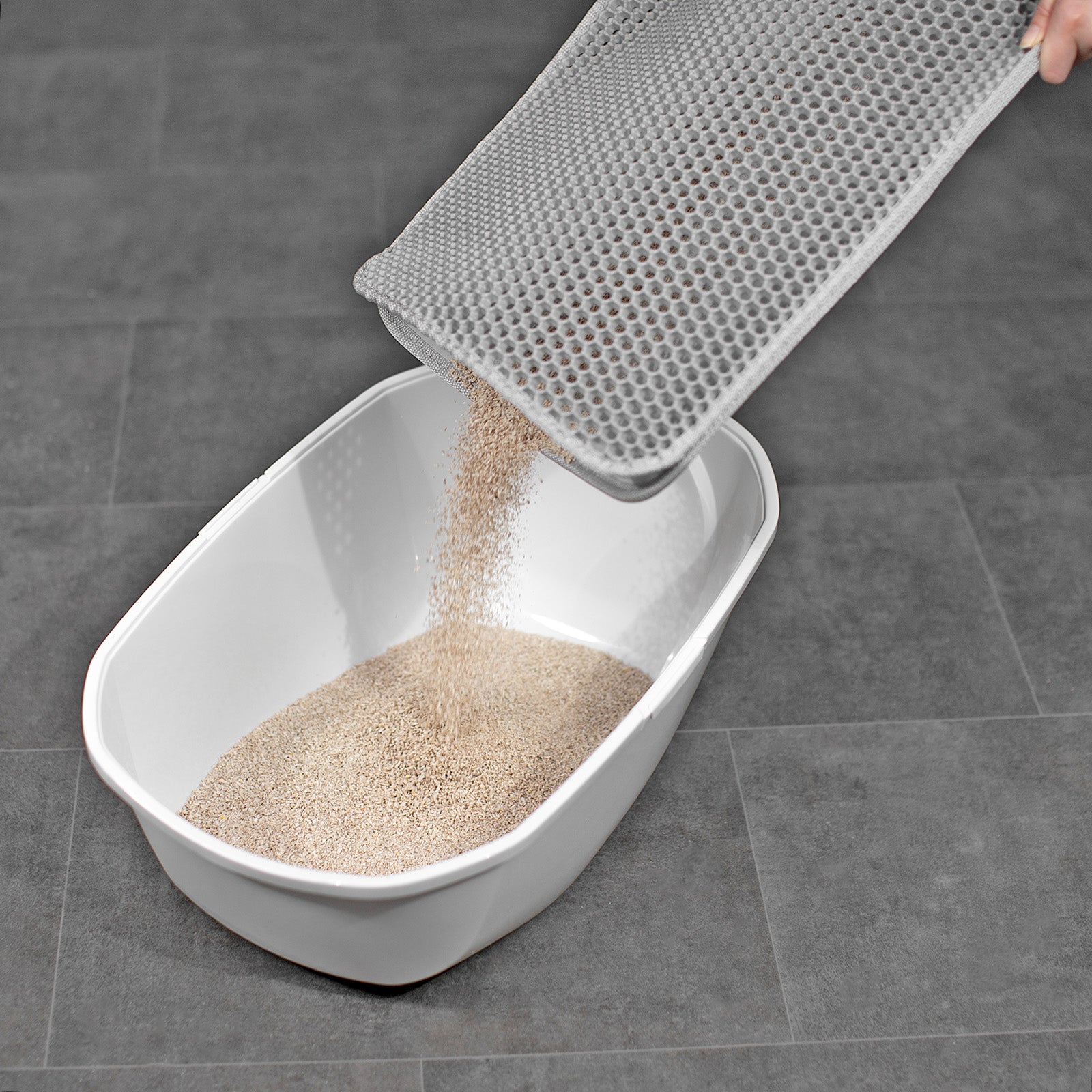 Doppellagige Katzenstreumatte