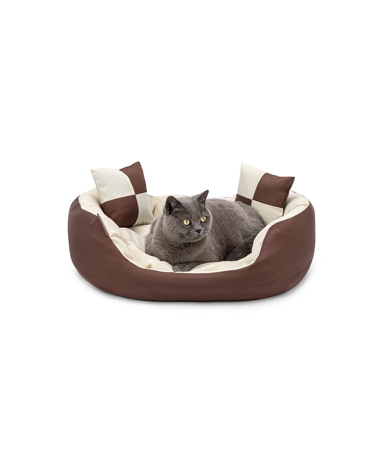 4-in-1 Katzenbett mit Wendekissen