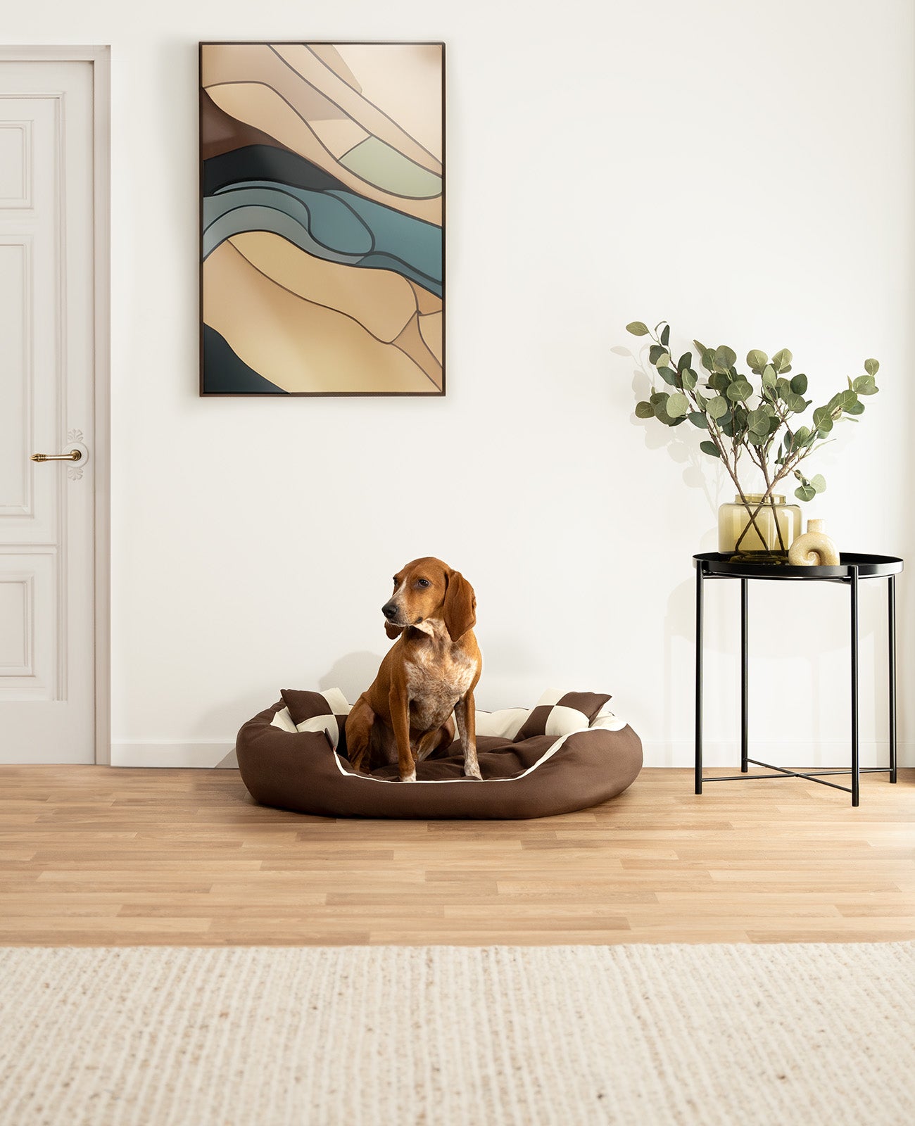 4-in-1 Hundebett mit Wendekissen