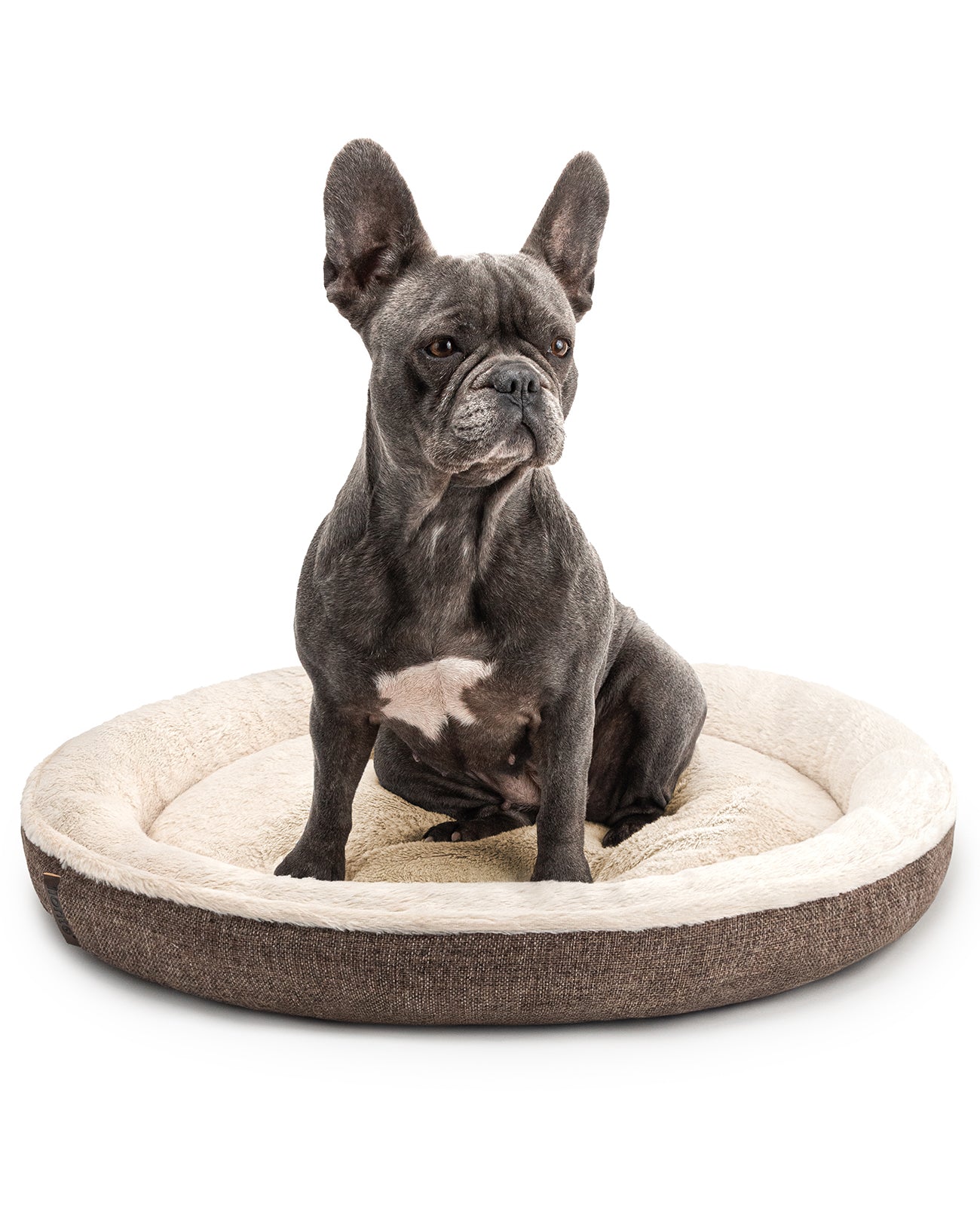 Rundes Hundebett in Donutform