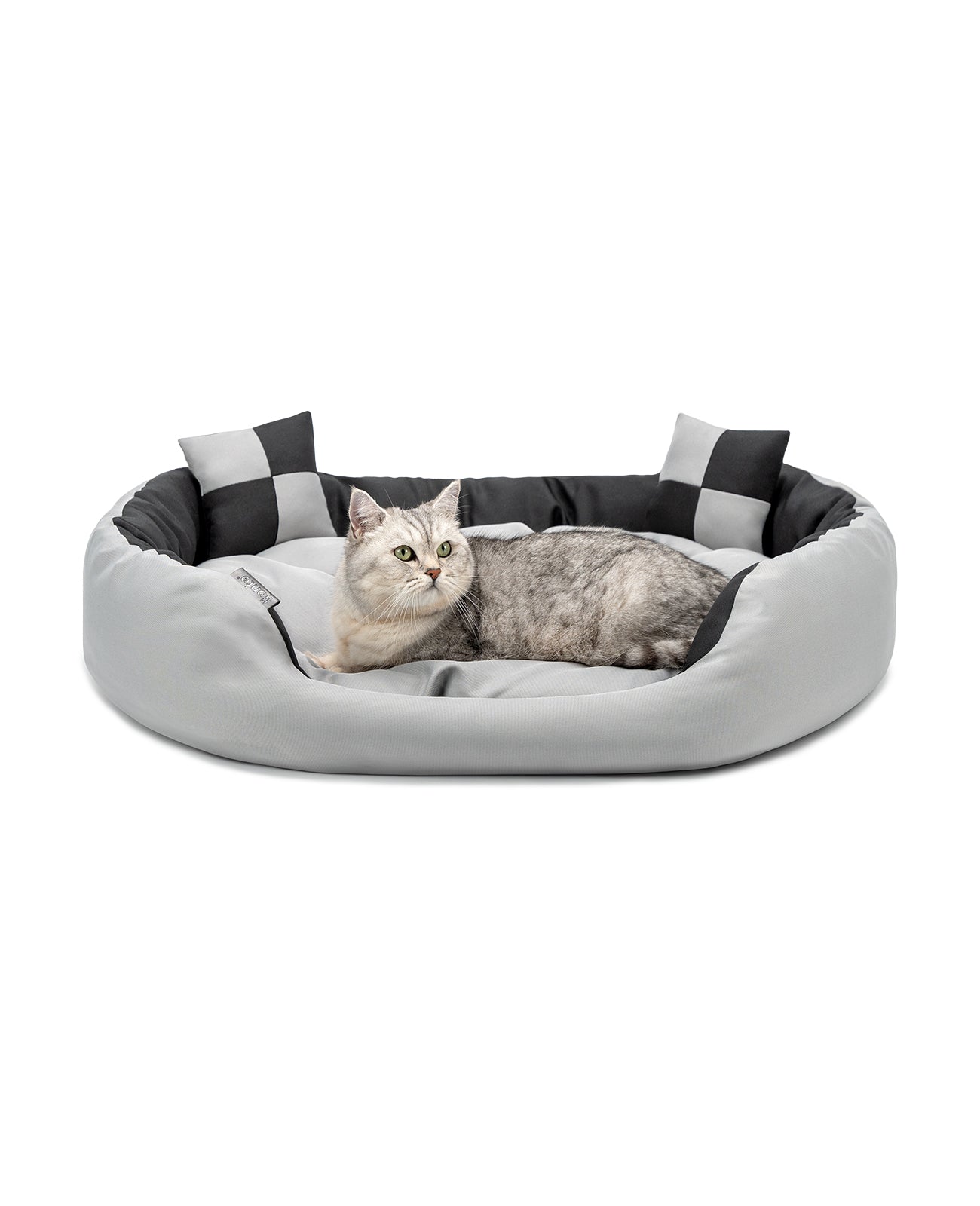 4-in-1 Katzenbett mit Wendekissen