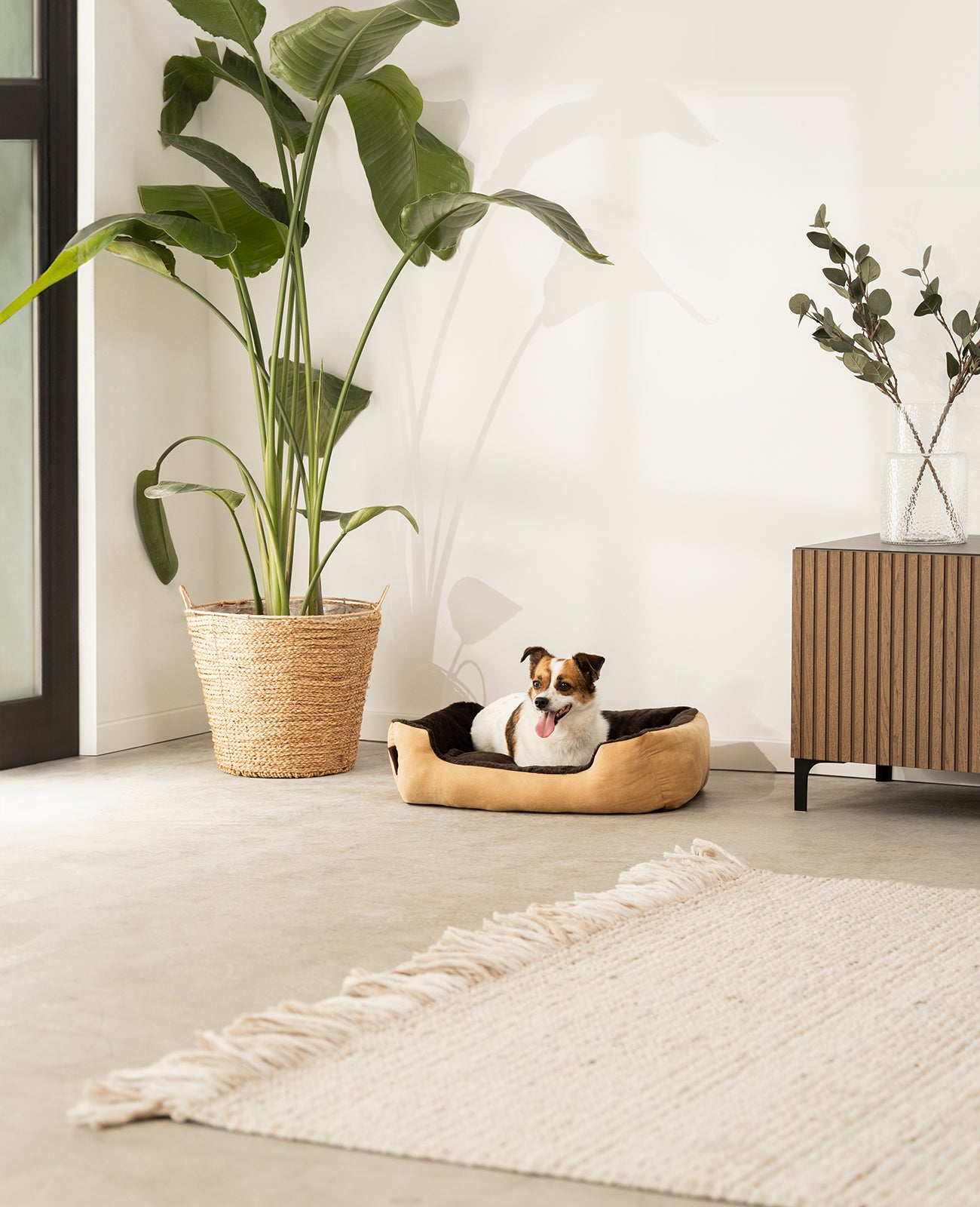 Hundebett mit Wendekissen