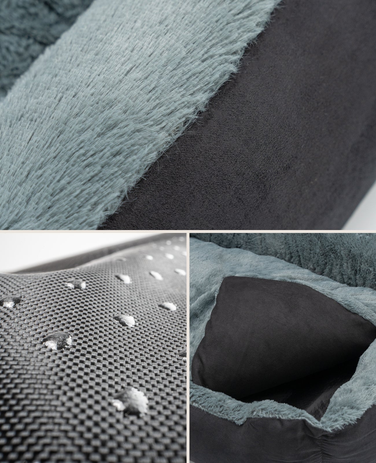 Hundebett mit Wendekissen