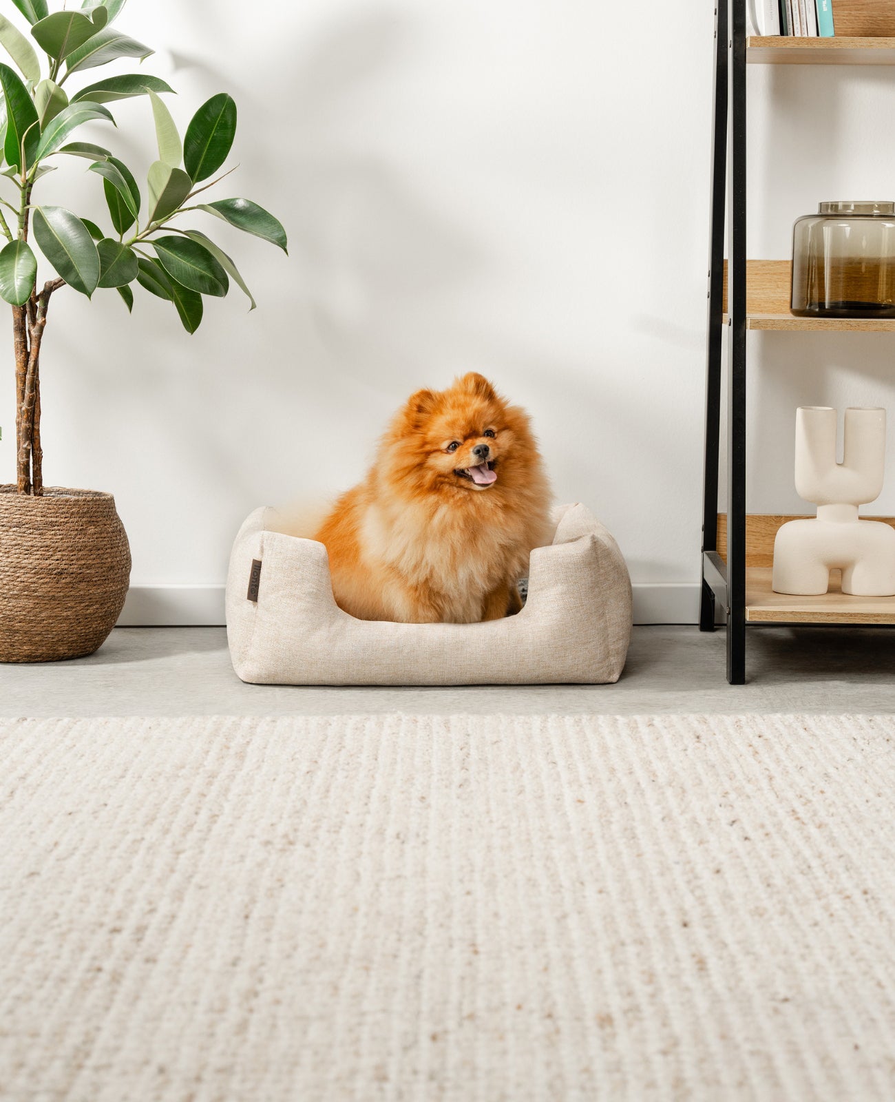 Hundebett mit Wendekissen