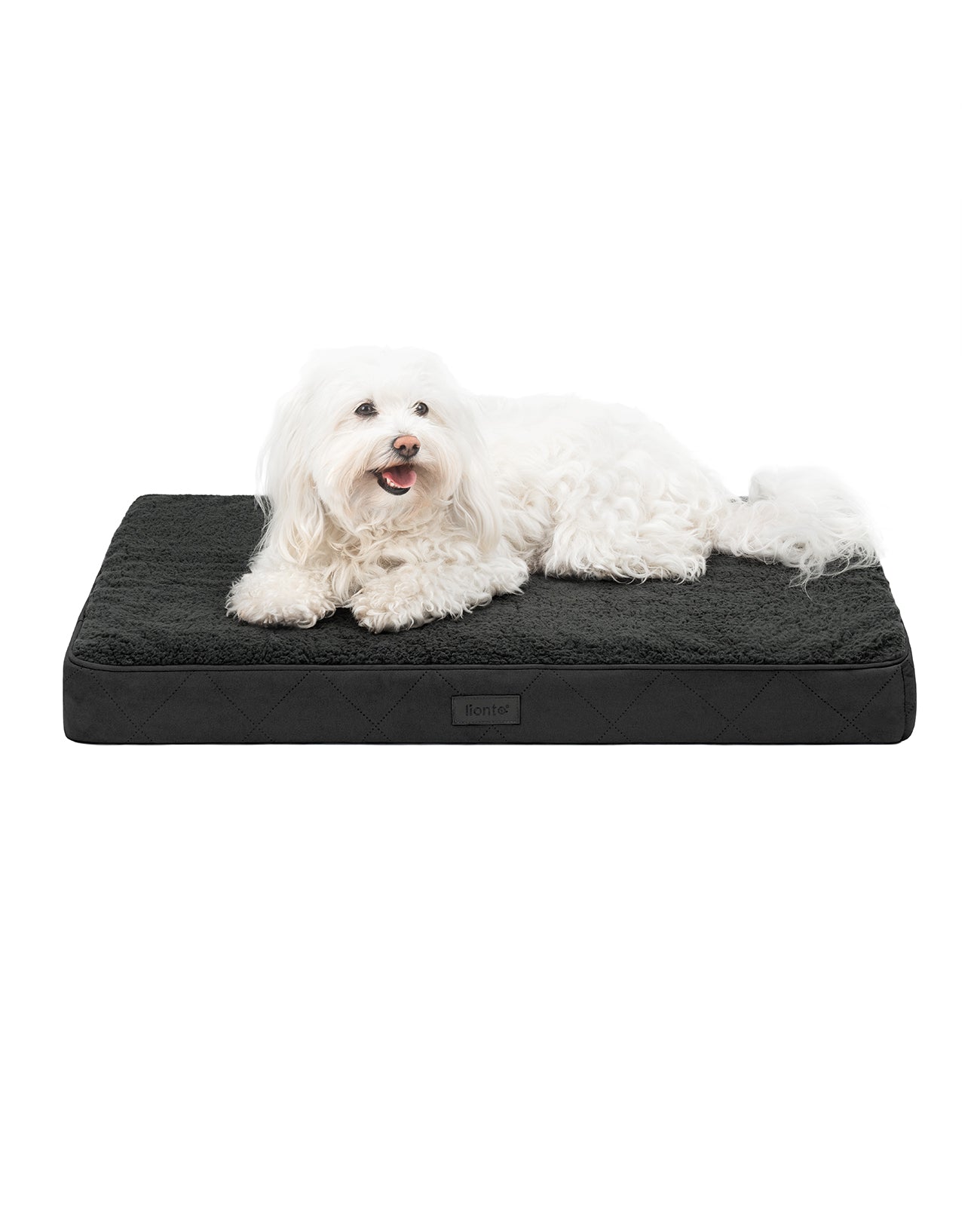 Orthopädisches Hundebett mit Plüsch