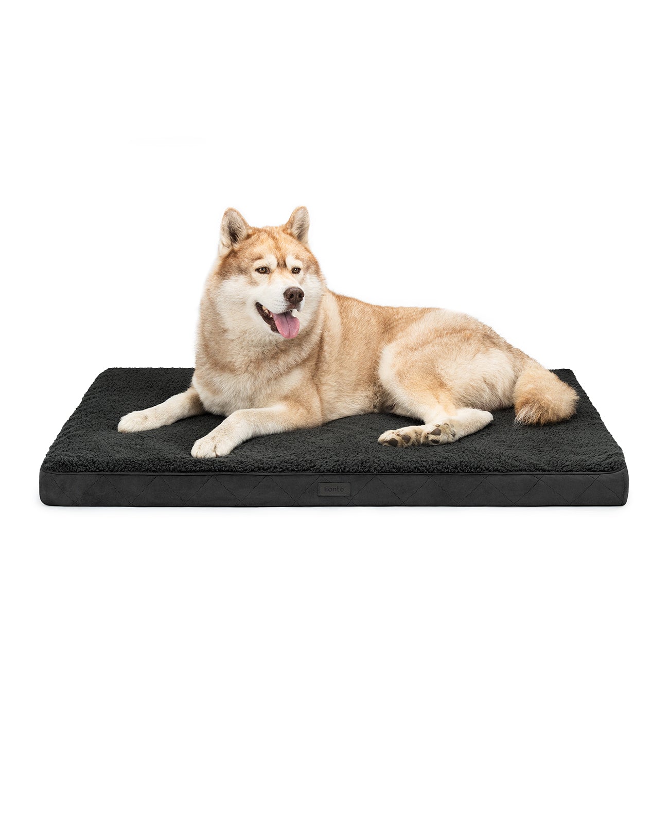 Orthopädisches Hundebett mit Plüsch